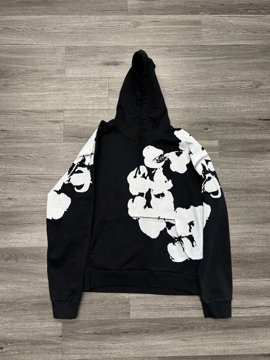 Denim Tears Mono Cotton Wreath Hoodie "Black"