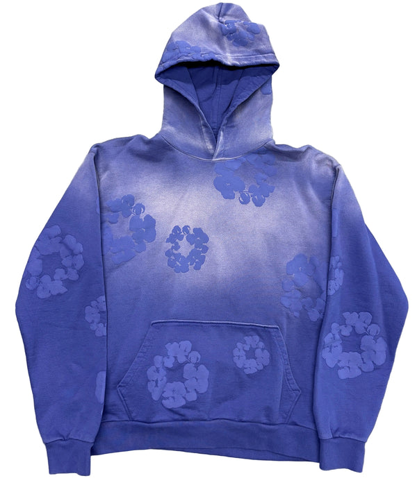 Denim Tears Mono Cotton Wreath Hoodie "Washed Blue"