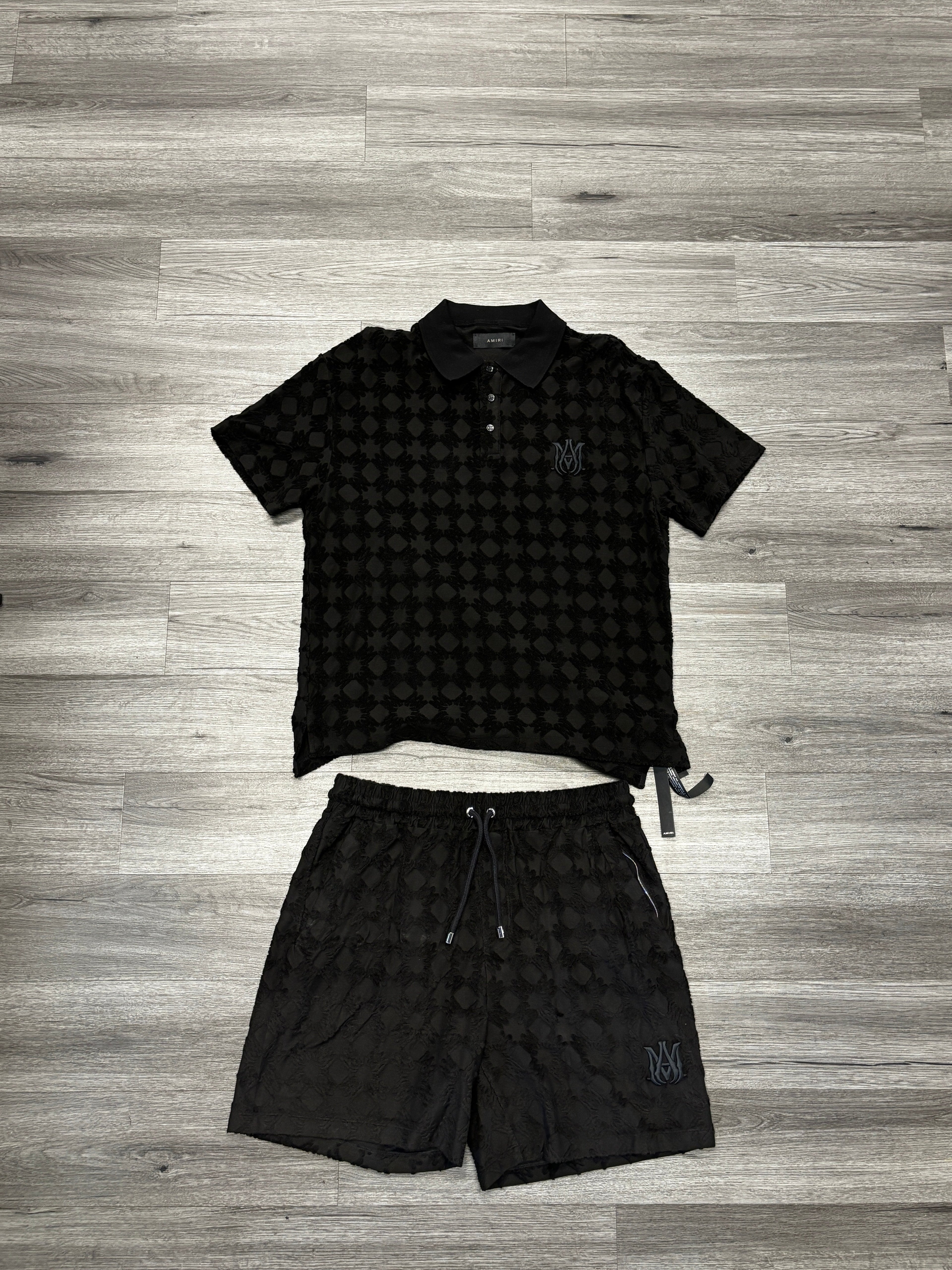 Amiri Toweling Set "Black"