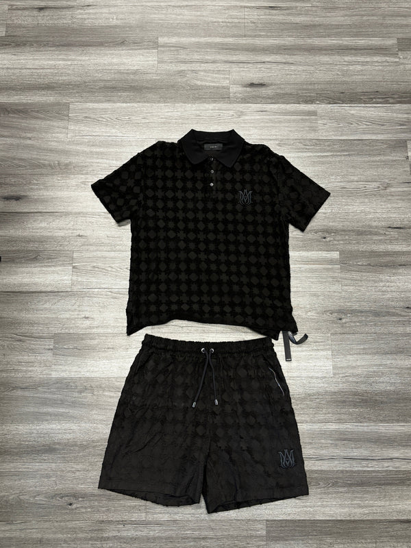 Amiri Toweling Set "Black"