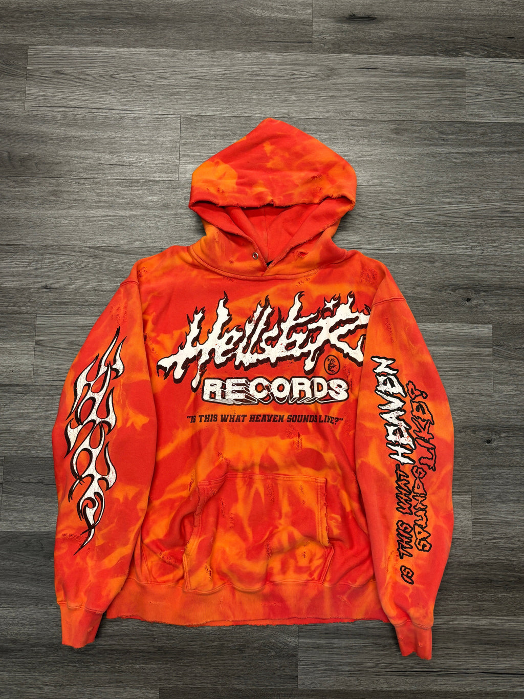 Hellstar Hoodie "Red Tie Dye"