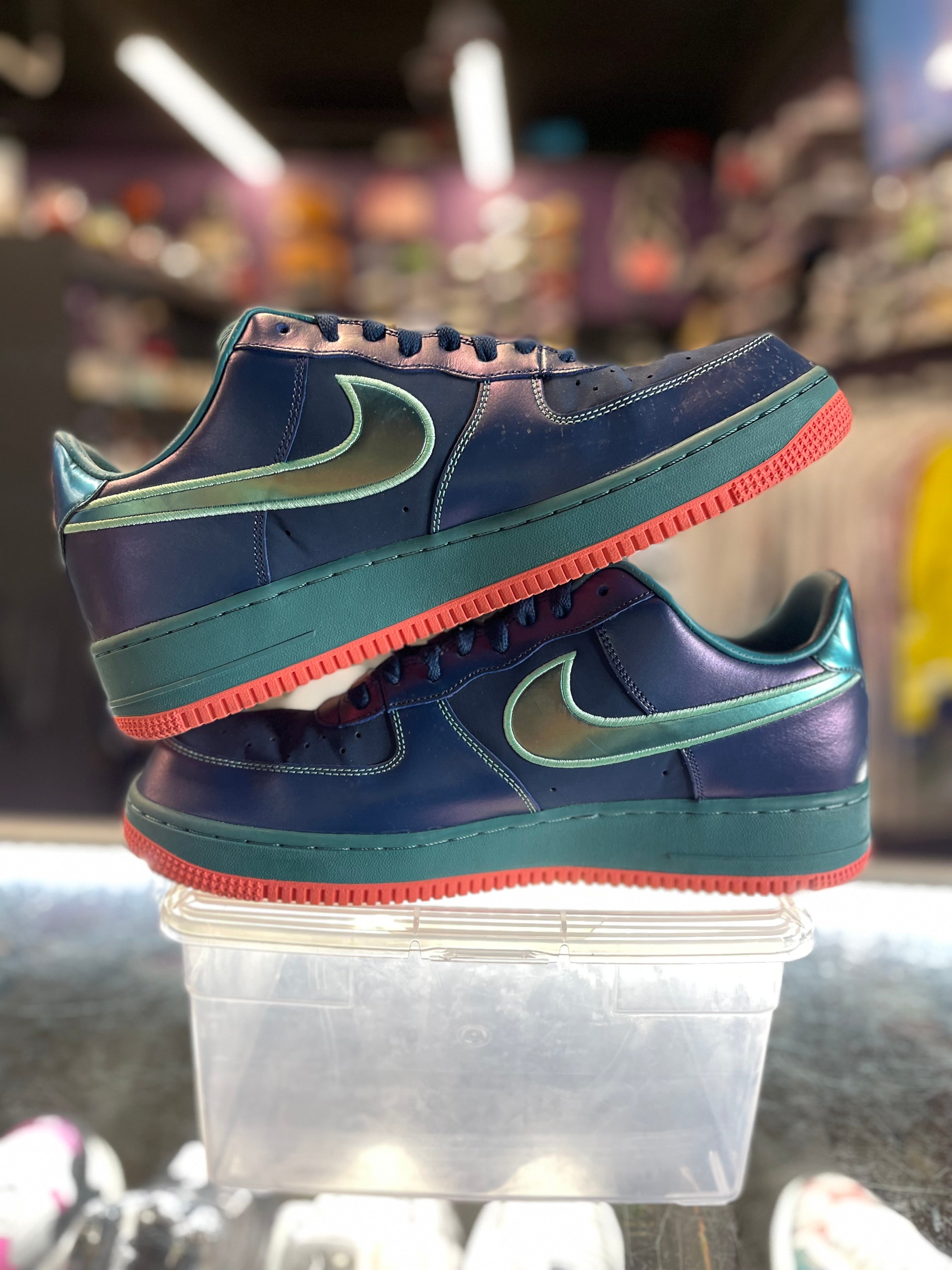 2013 Nike Air Force 1 Low "Brave Blue Mineral Teal"