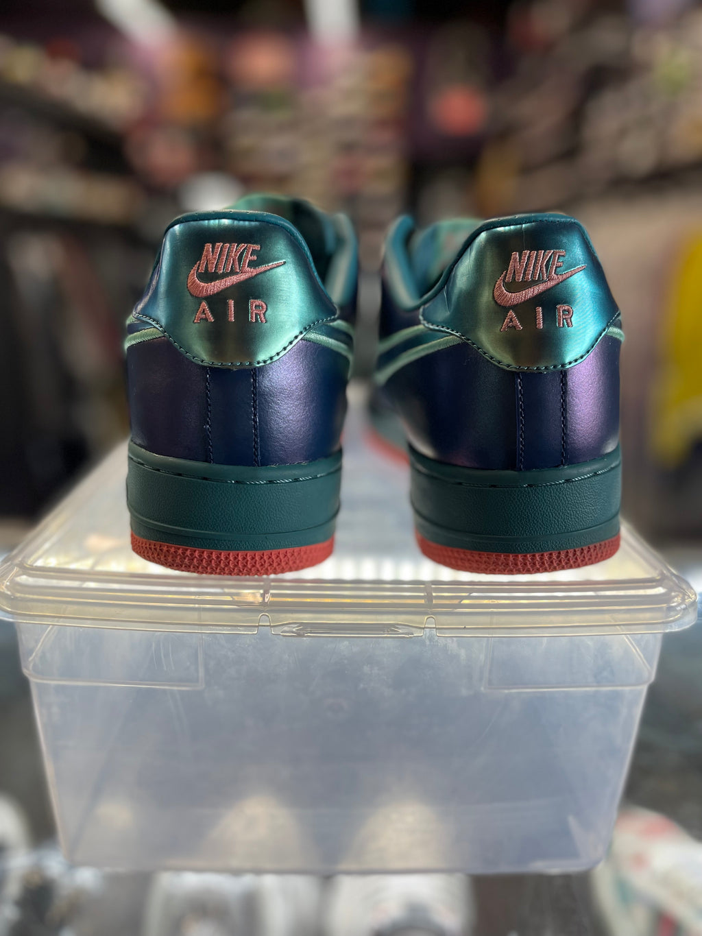2013 Nike Air Force 1 Low "Brave Blue Mineral Teal"