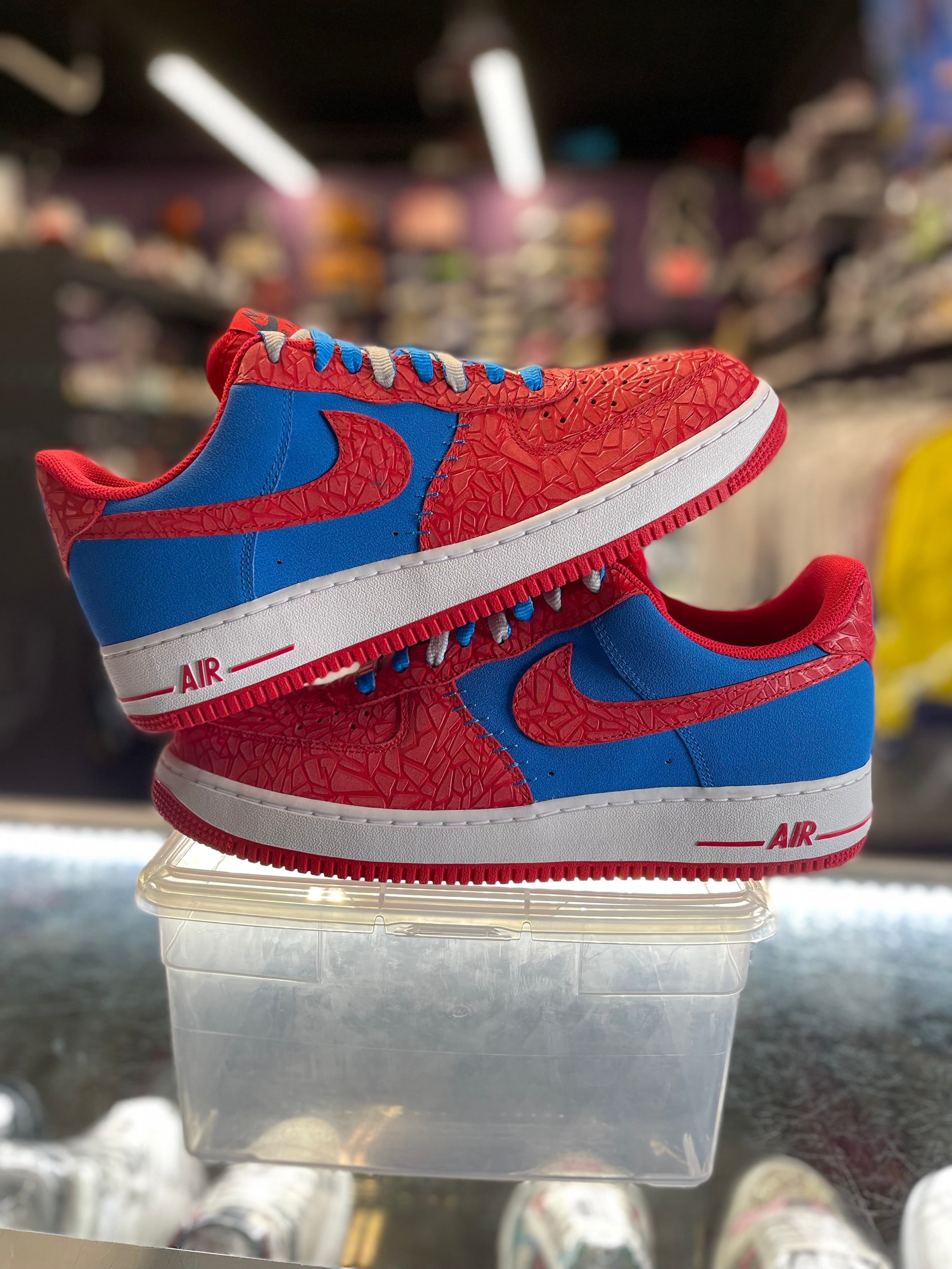 2012 Nike Air Force 1 Low "Blue Hyper Red Godzilla Pack"