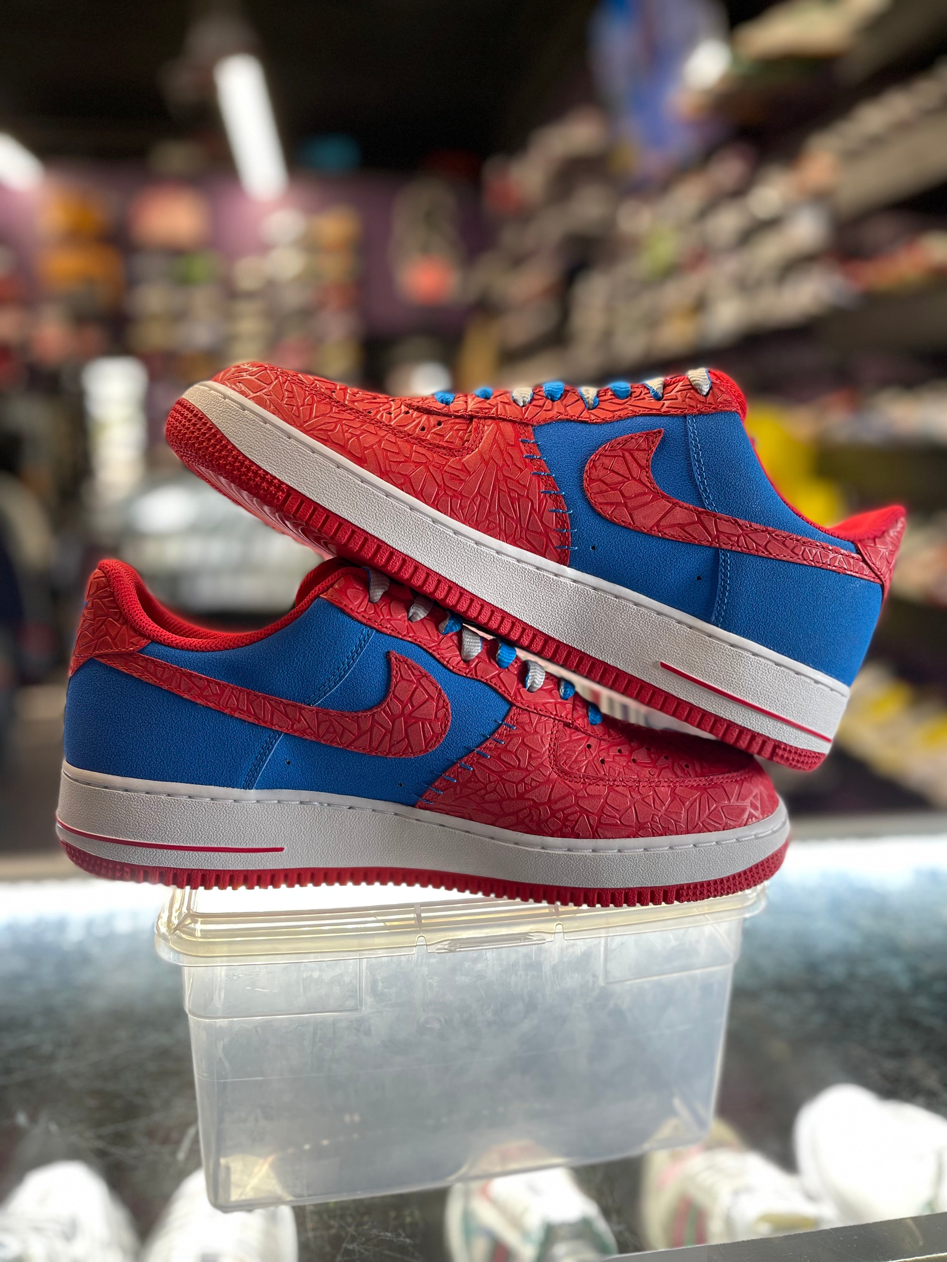 2012 Nike Air Force 1 Low "Blue Hyper Red Godzilla Pack"