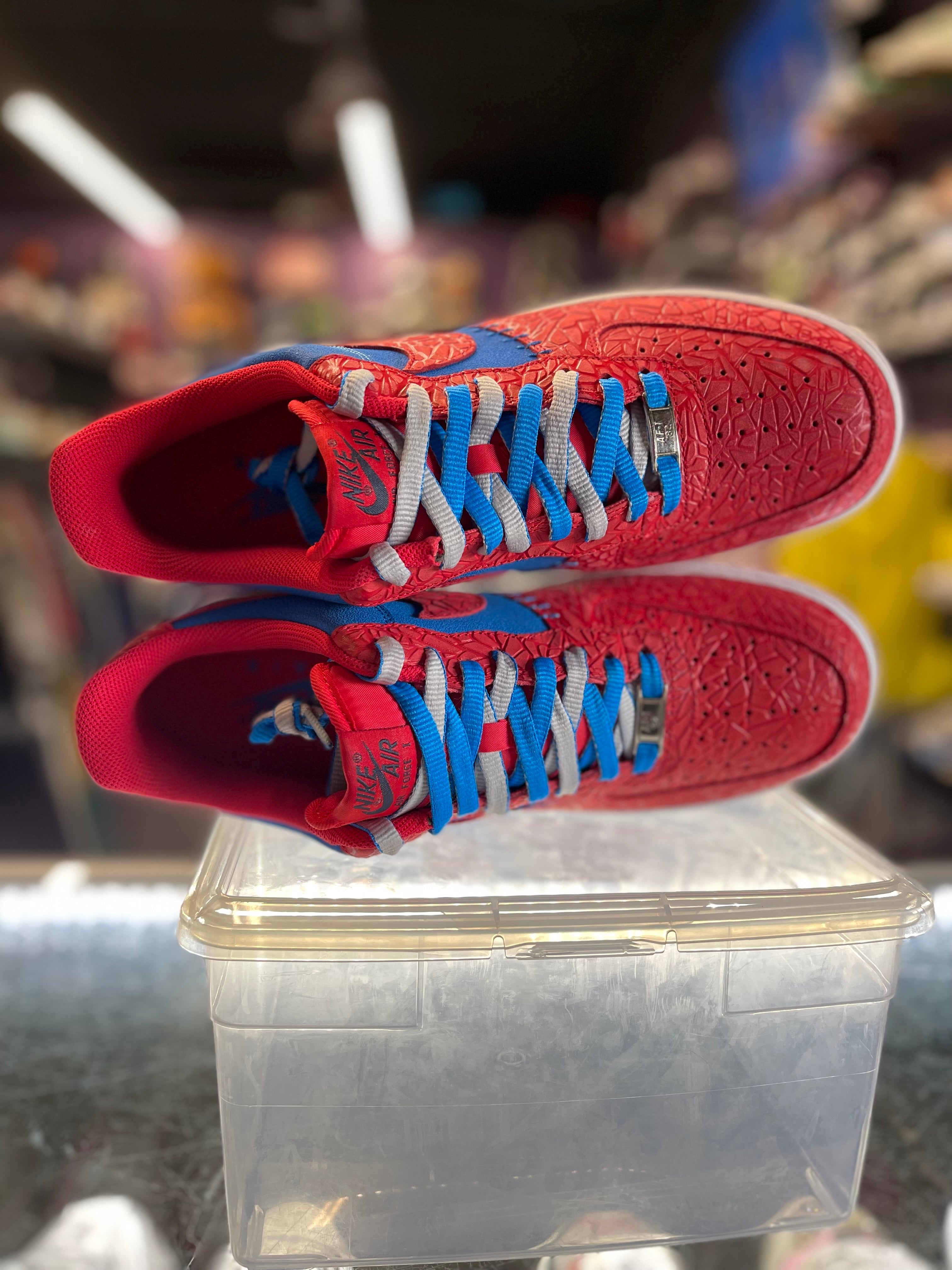 2012 Nike Air Force 1 Low "Blue Hyper Red Godzilla Pack"