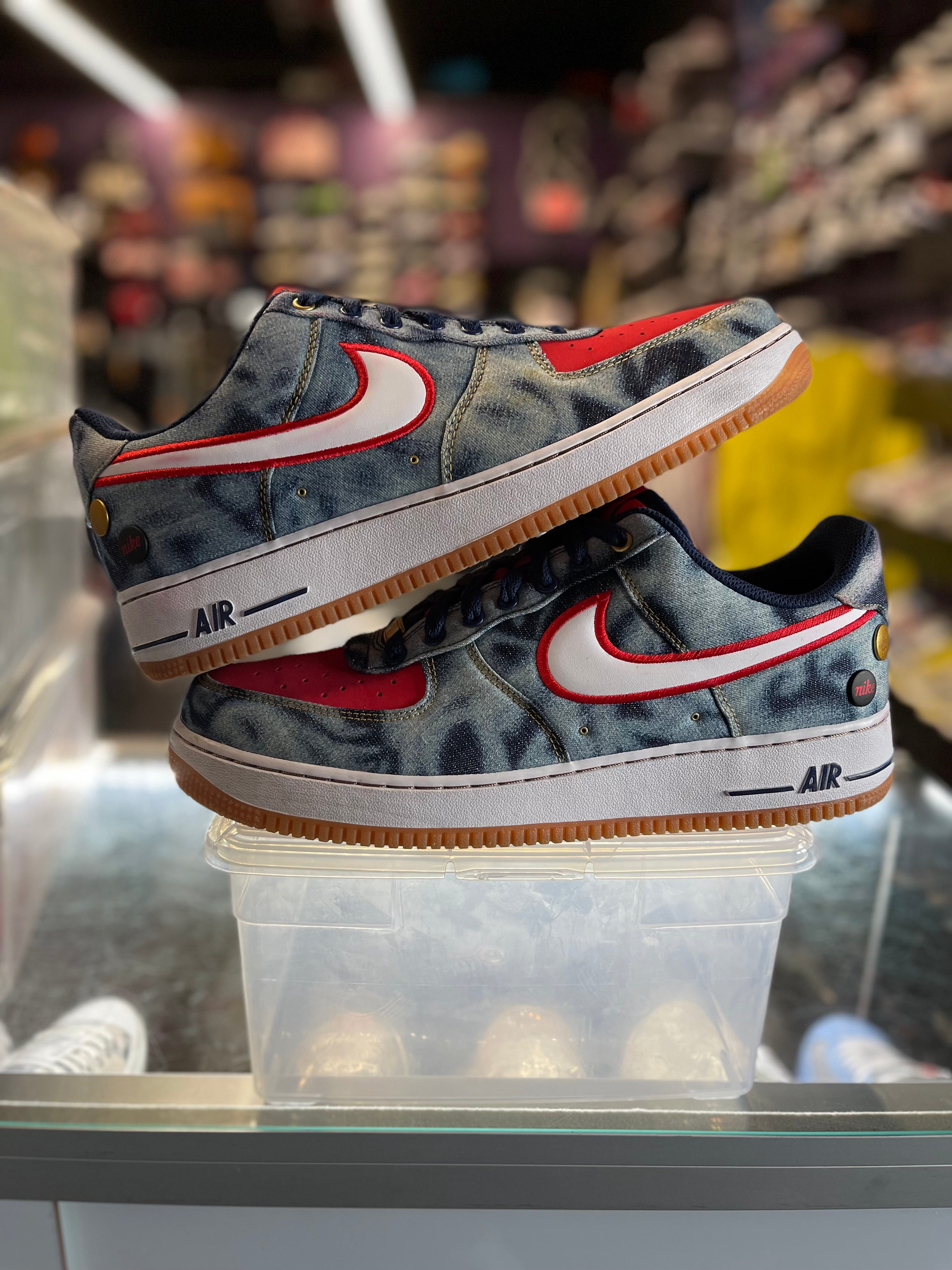 2014 Nike Air Force 1 Low "Acid Wash Denim"