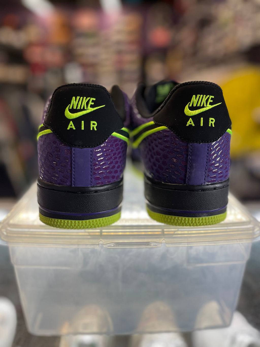 2013 Nike Air Force 1 Low "Court Purple Black Volt"