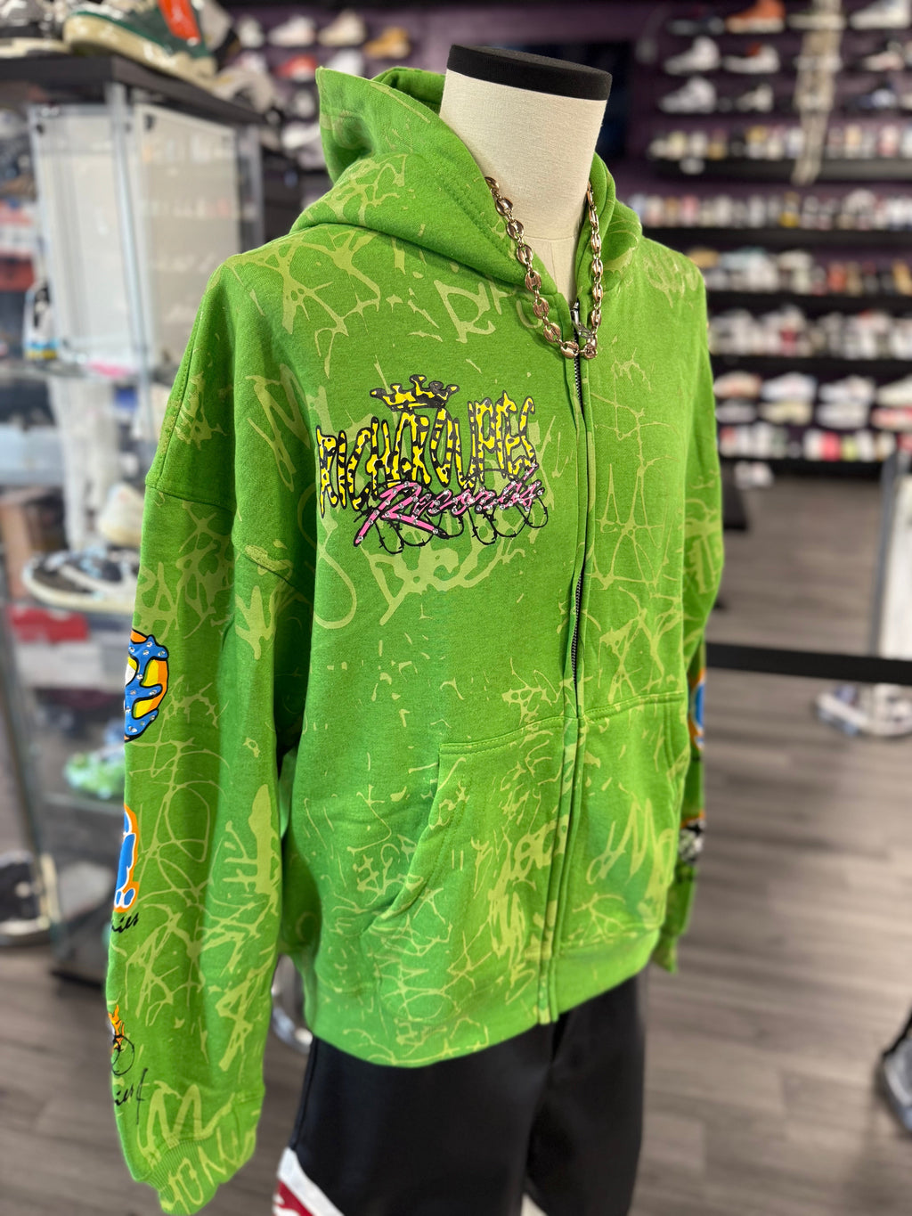 Rich Groupies Zip-Up Hoodie "RGE 99"
