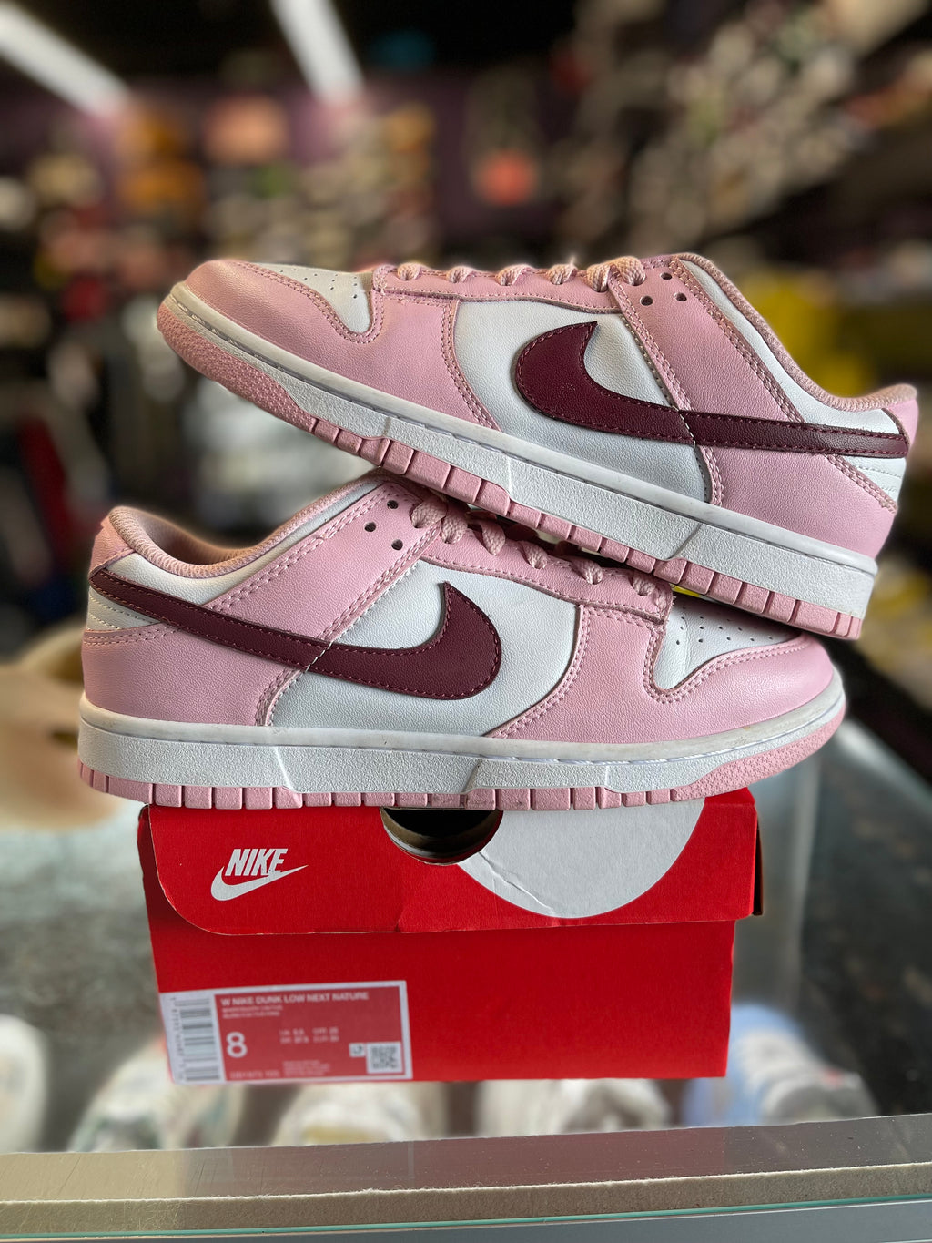 2021 Nike Dunk Low "Pink Foam Red White"