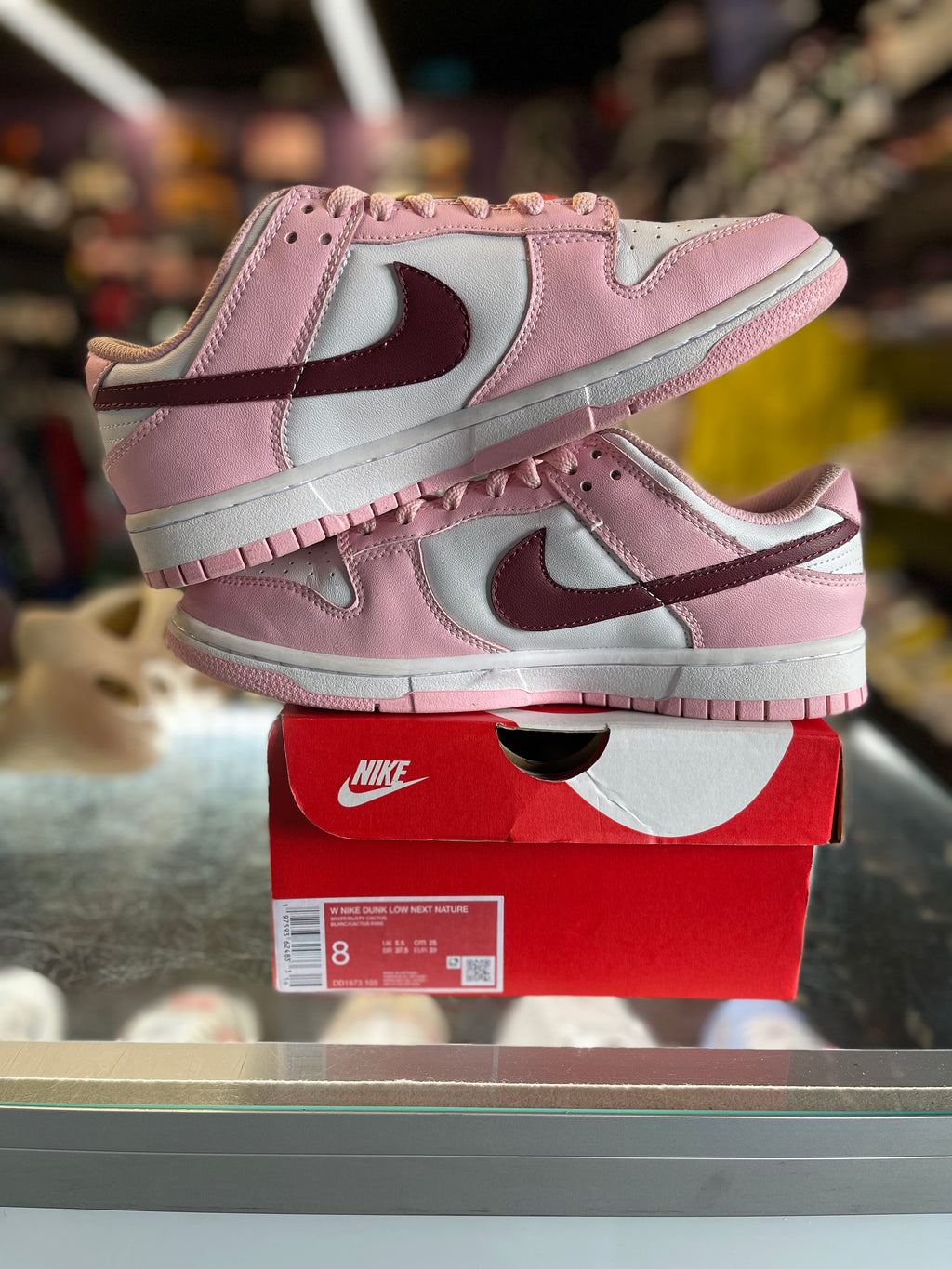 2021 Nike Dunk Low "Pink Foam Red White"