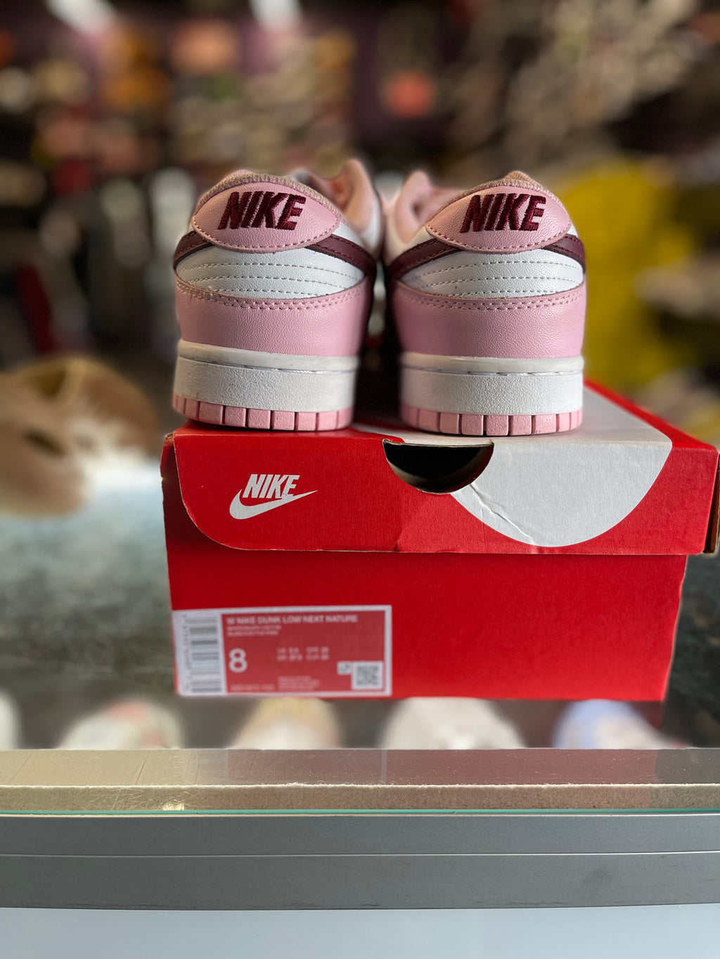 2021 Nike Dunk Low "Pink Foam Red White"
