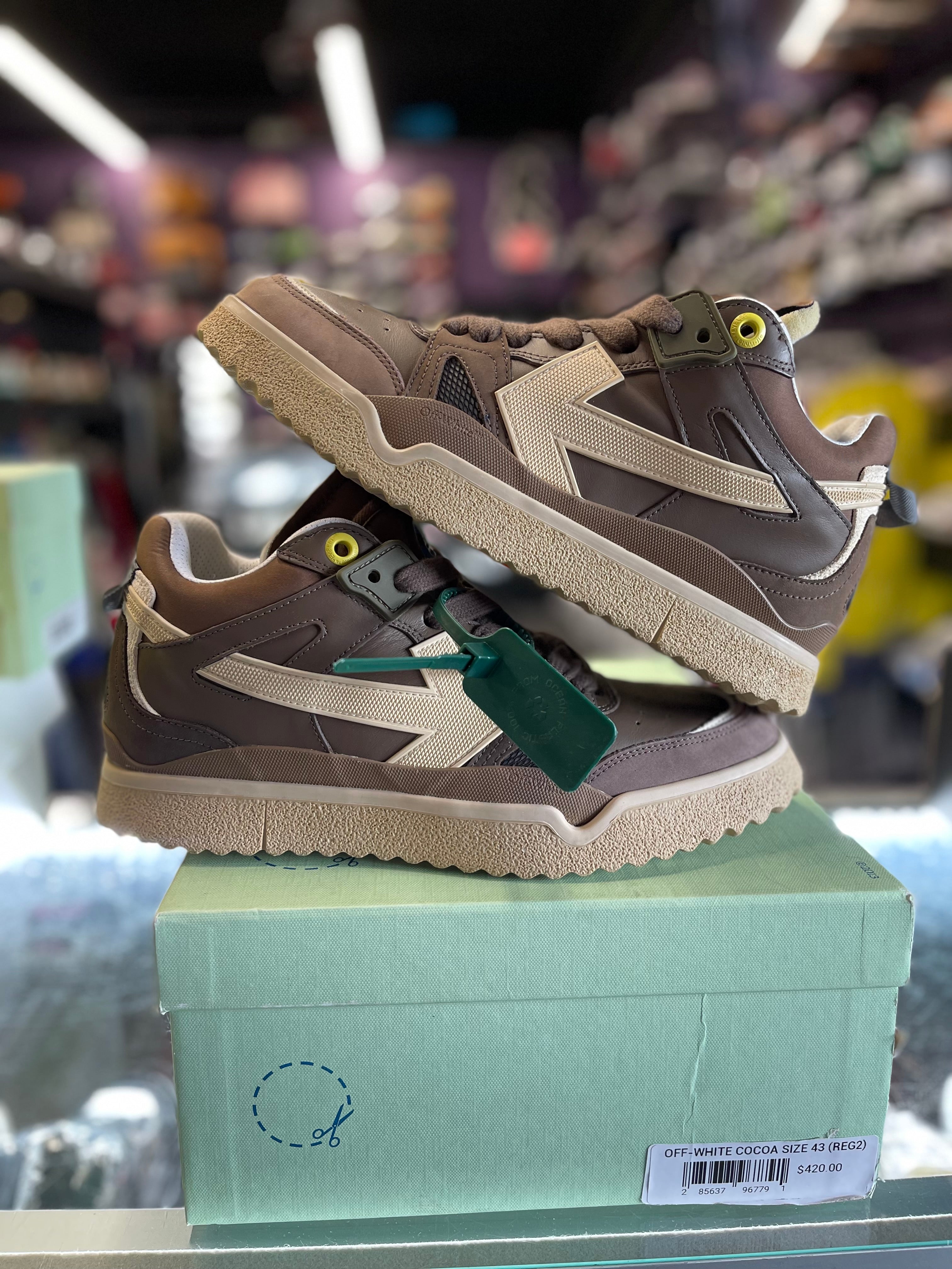 Off White New Sponge Mid Top "Brown/Beige"
