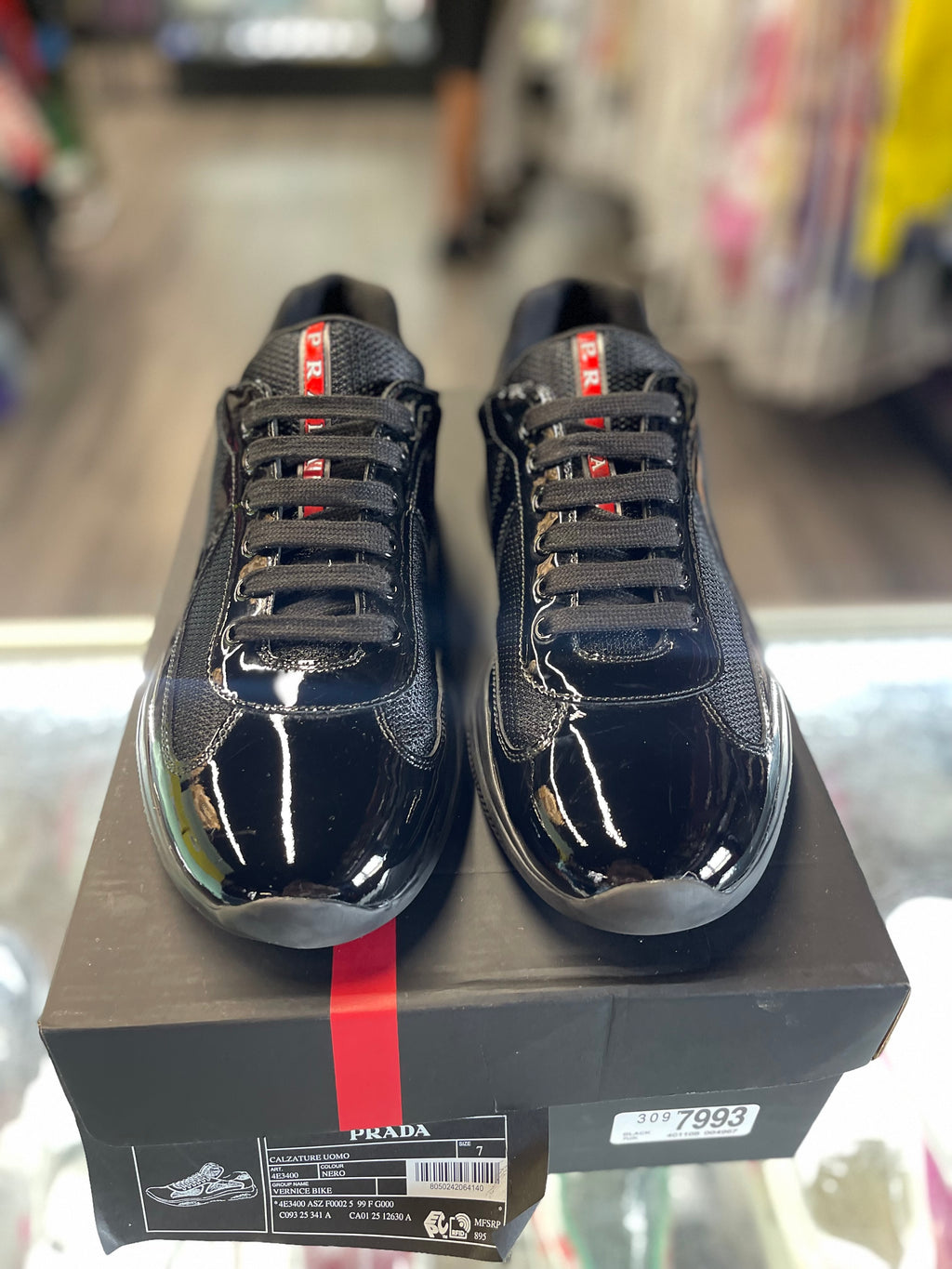 Prada Americas Cup "Patent Black"