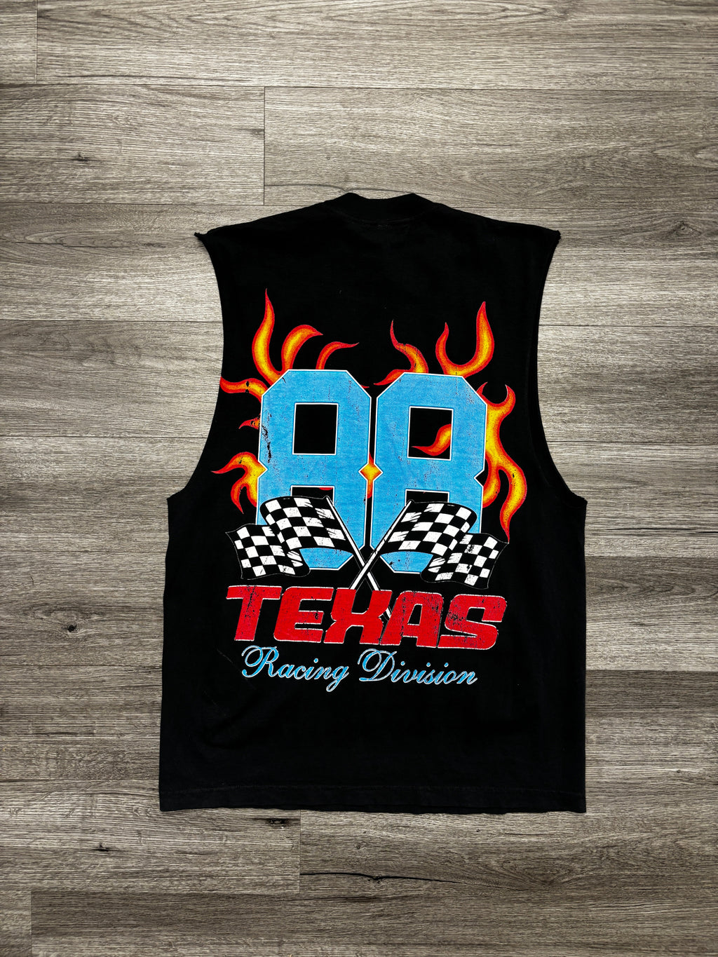Texas Merch Racing Cut-Off "Black"