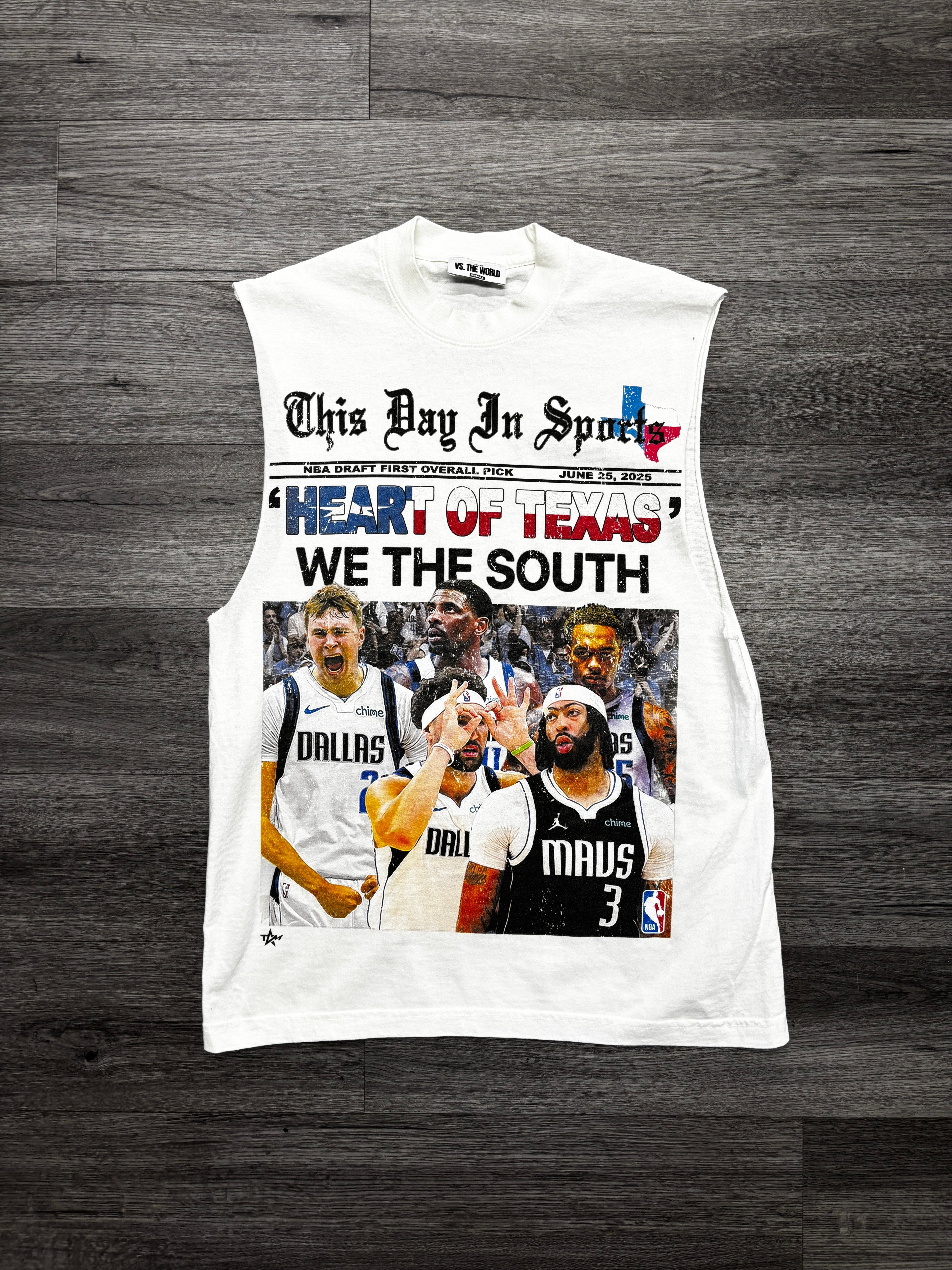 Texas Merch Cut-Off "Mavs"