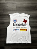 Texas Merch Racing Cut-Off "White"