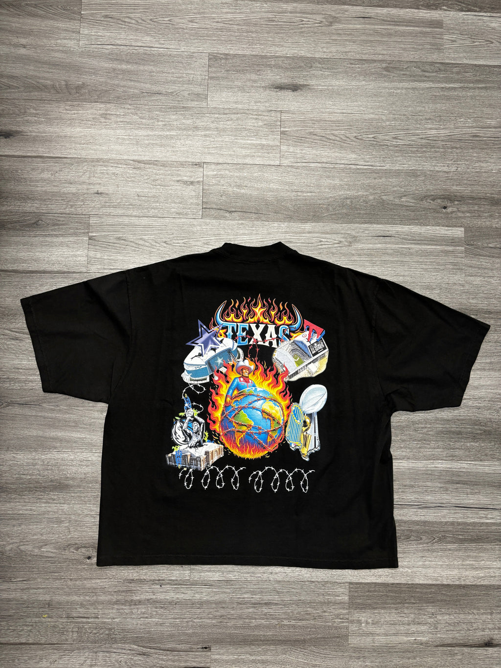 Texas Merch Stadium Tee "Black"