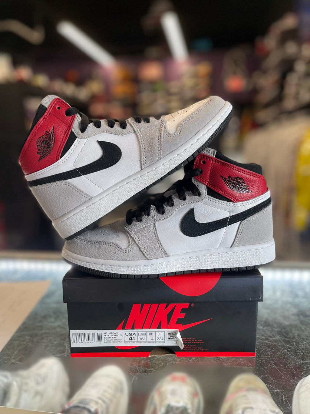 2020 Air Jordan 1 Retro High "Light Smoke Grey" (GS)