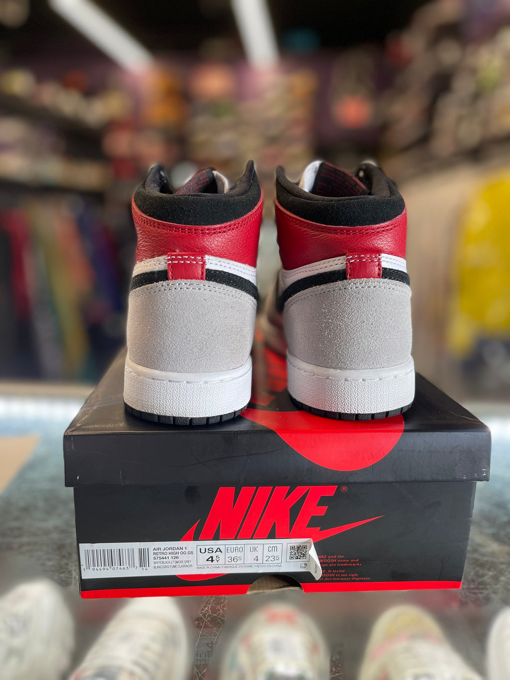 2020 Air Jordan 1 Retro High "Light Smoke Grey" (GS)