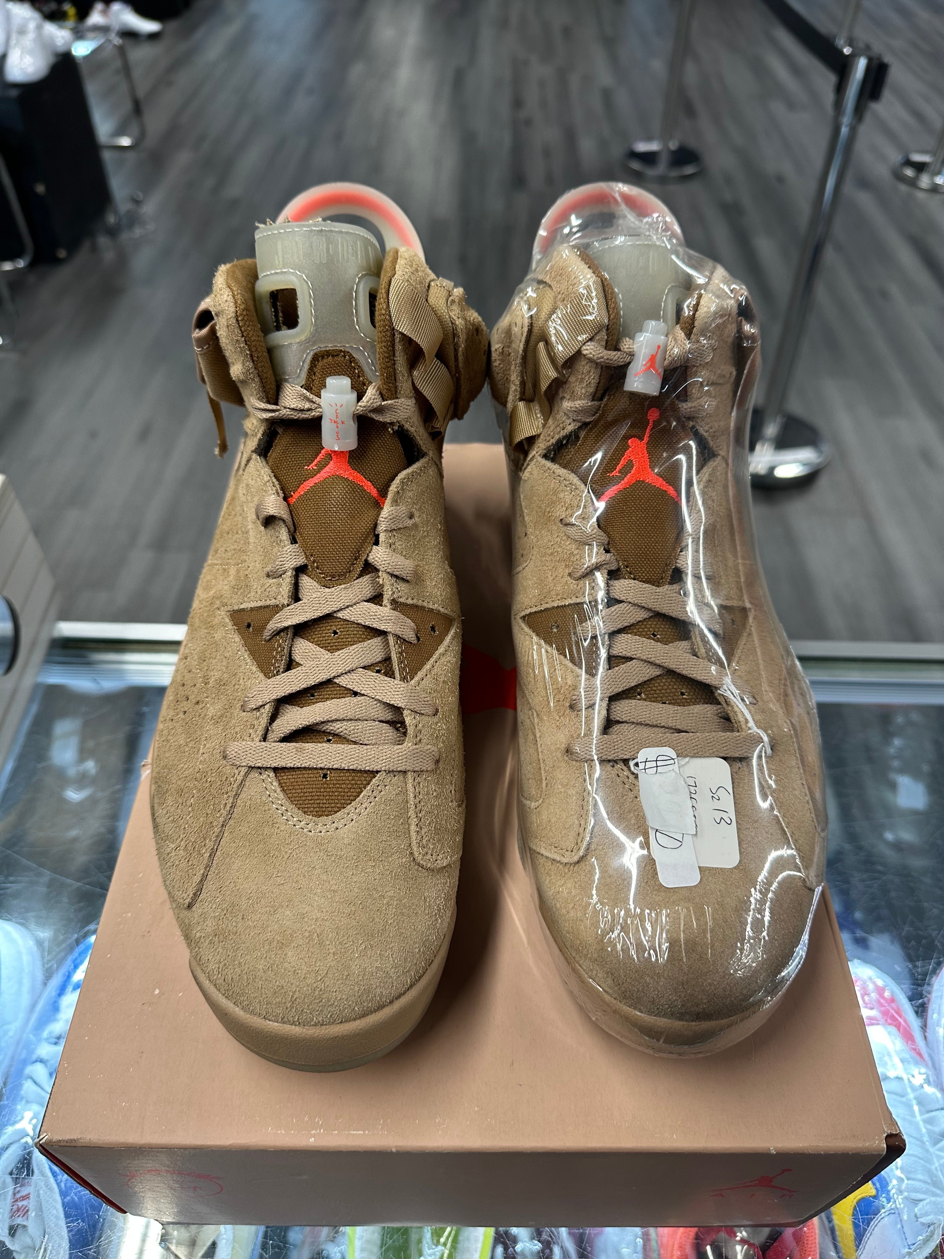 2021 Air Jordan Retro 6 "Travis Scott British Khaki"