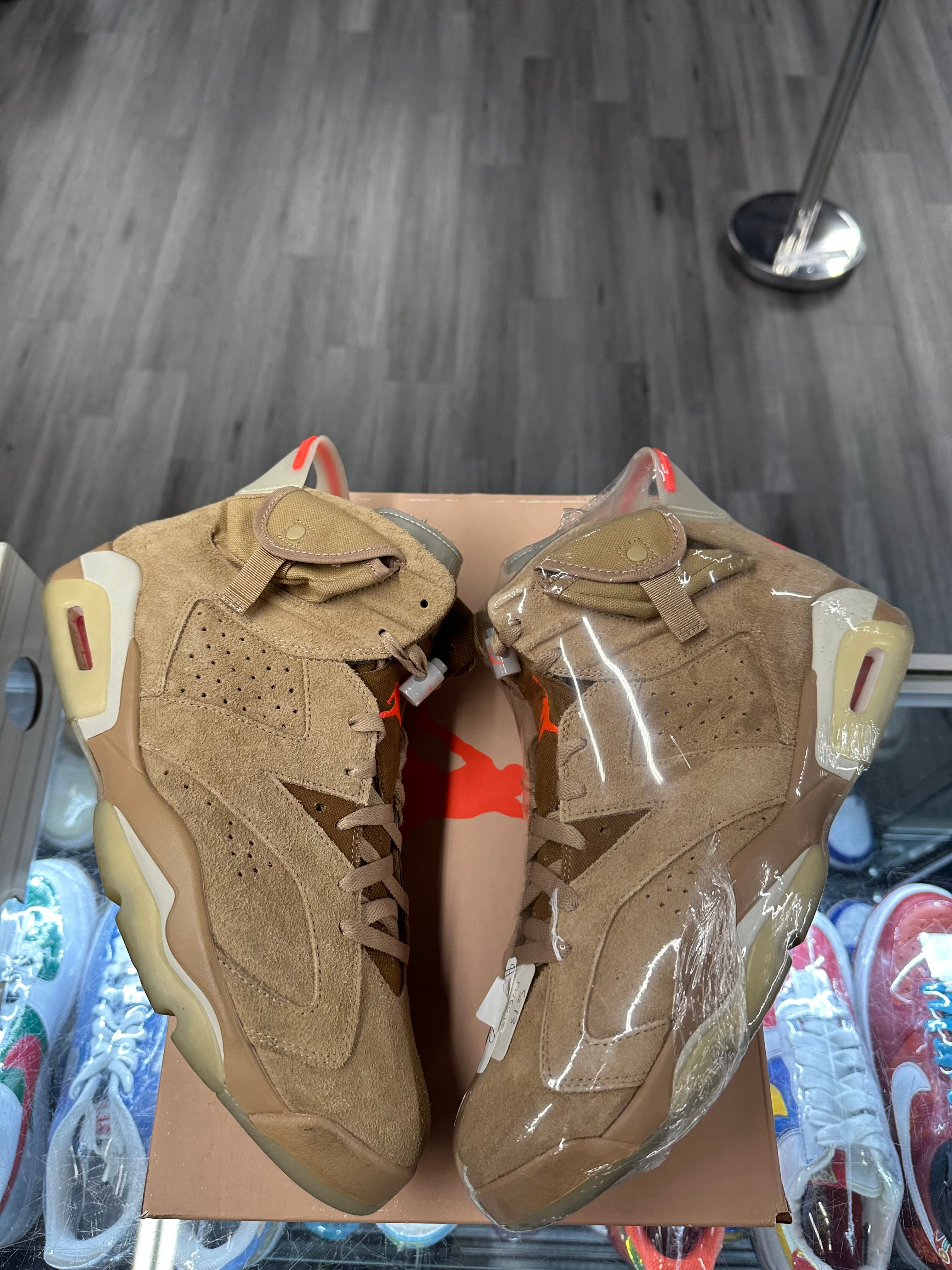 2021 Air Jordan Retro 6 "Travis Scott British Khaki"
