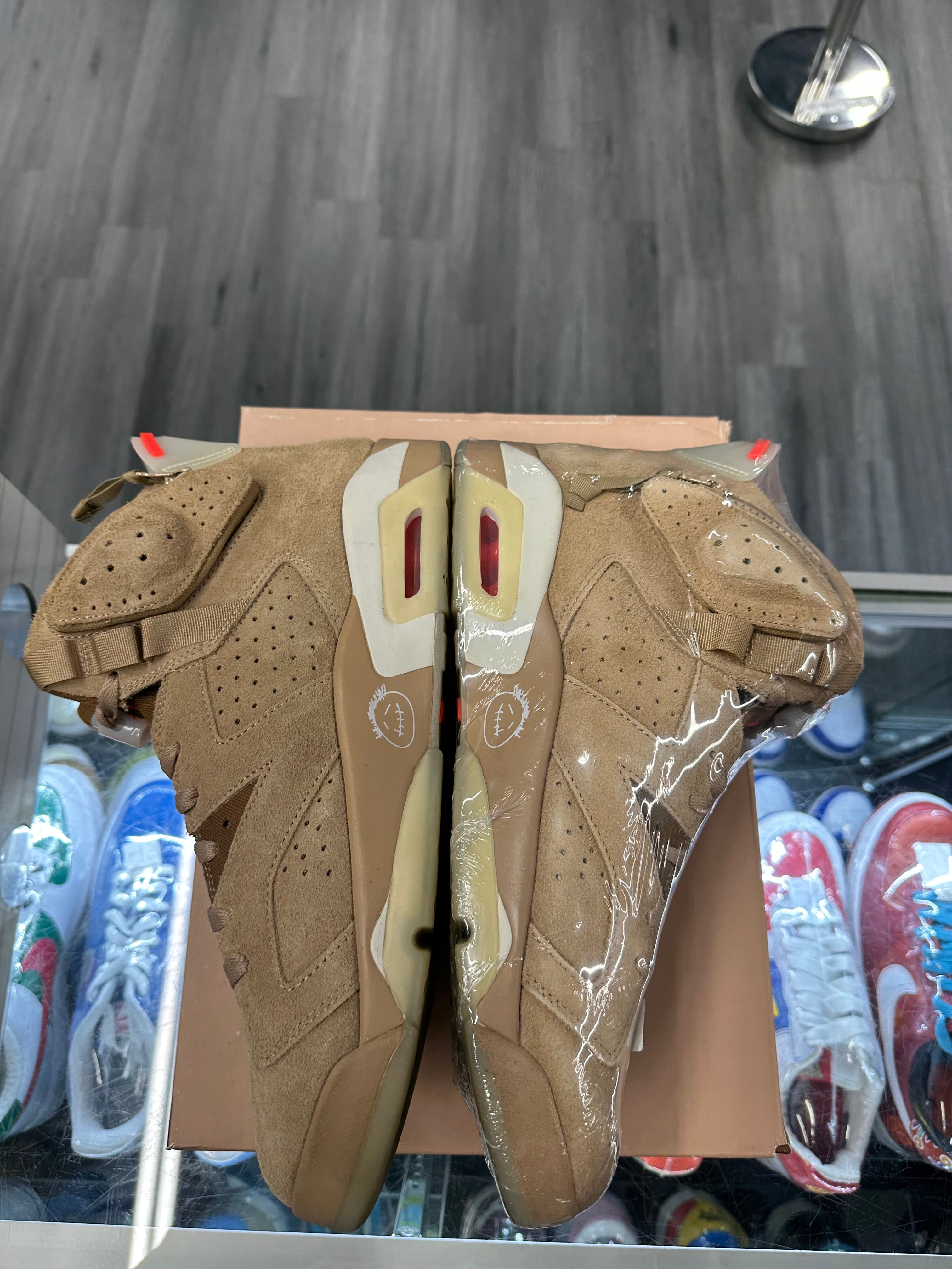2021 Air Jordan Retro 6 "Travis Scott British Khaki"