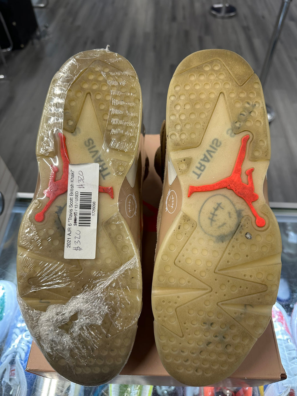 2021 Air Jordan Retro 6 "Travis Scott British Khaki"