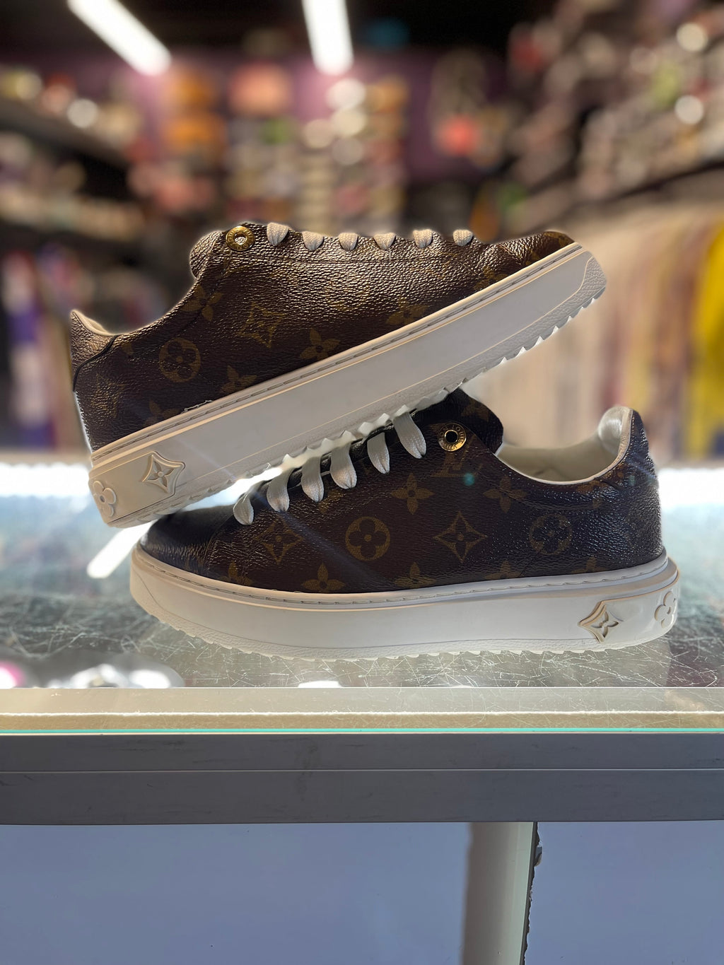 Louis Vuitton Time Out Sneakers "Brown Monogram"