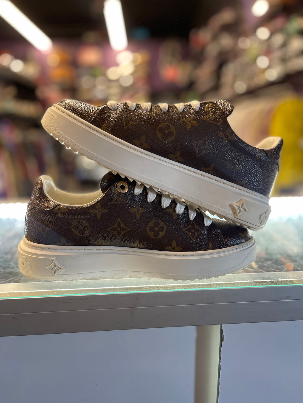 Louis Vuitton Time Out Sneakers "Brown Monogram"