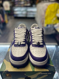 A Bathing Ape Bapesta "Purple/White"