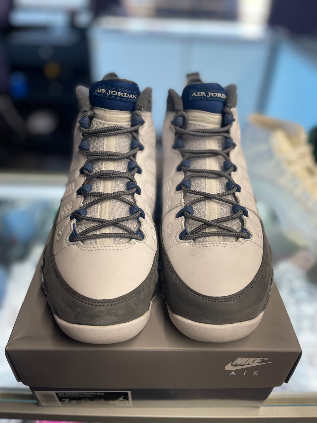 2026 Air Jordan Retro 9 "Flint Grey French Blue" (GS)