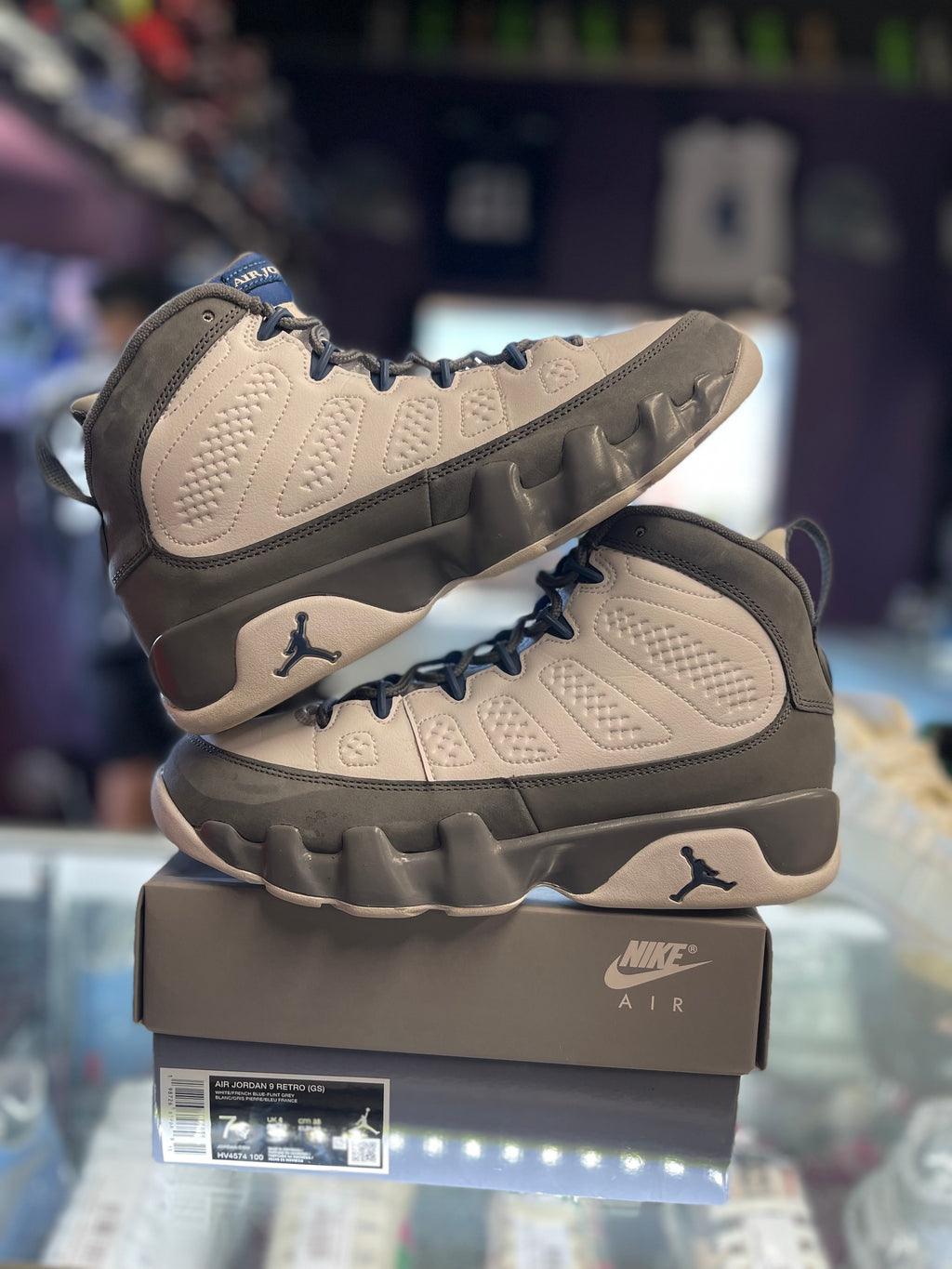 2026 Air Jordan Retro 9 "Flint Grey French Blue" (GS)