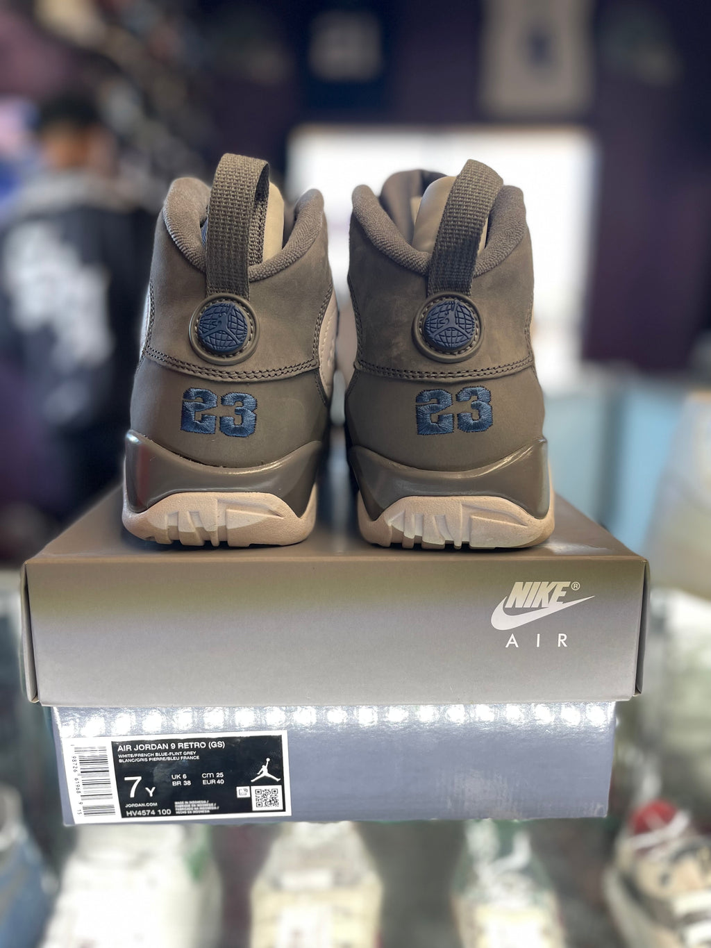 2026 Air Jordan Retro 9 "Flint Grey French Blue" (GS)