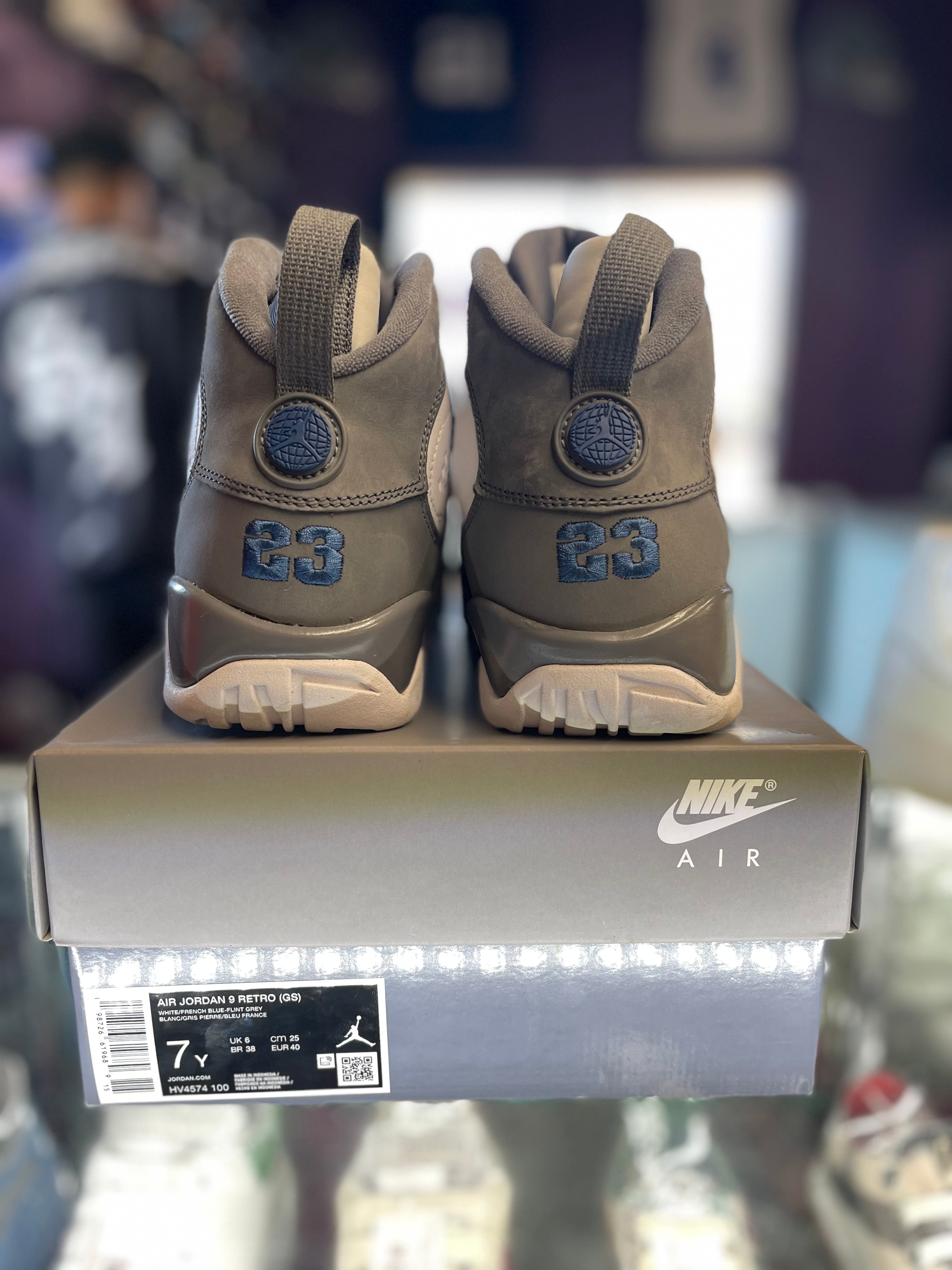 2026 Air Jordan Retro 9 "Flint Grey French Blue" (GS)