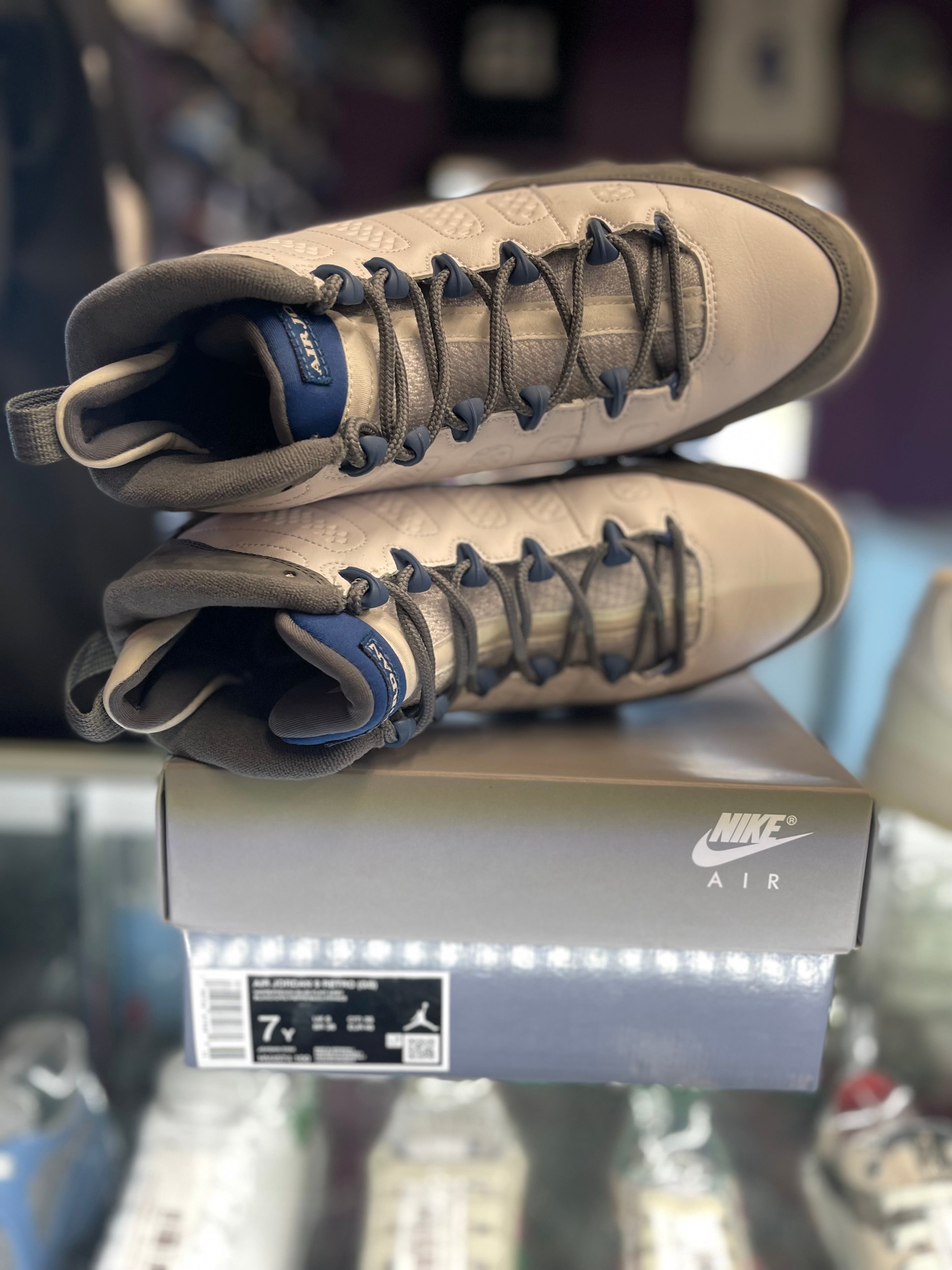 2026 Air Jordan Retro 9 "Flint Grey French Blue" (GS)
