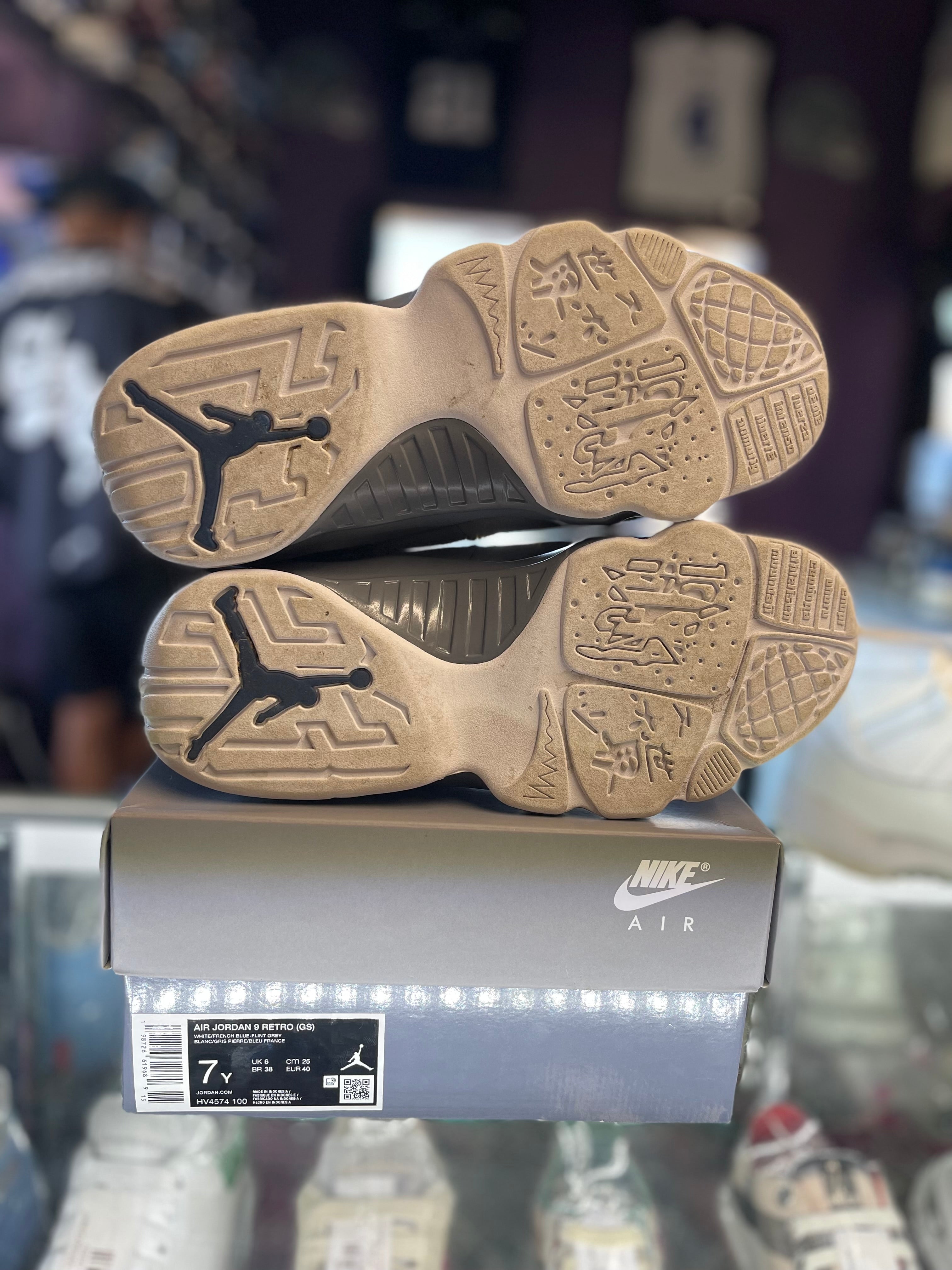 2026 Air Jordan Retro 9 "Flint Grey French Blue" (GS)
