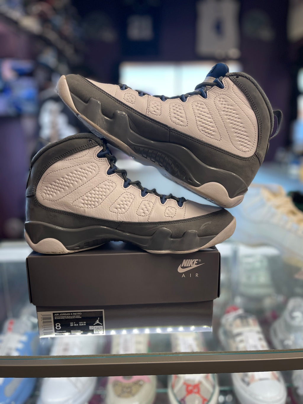 2026 Air Jordan Retro 9 "Flint Grey French Blue"
