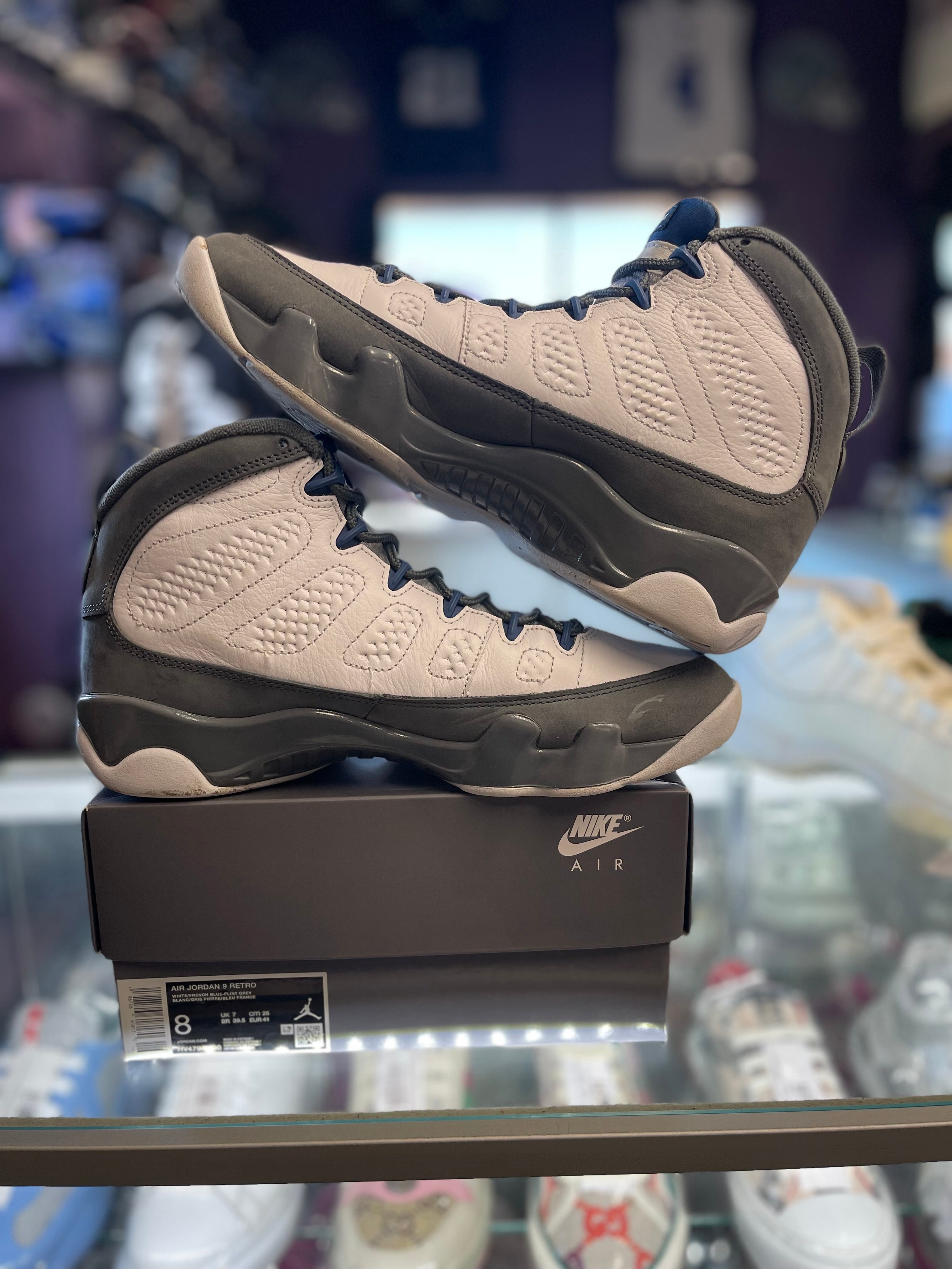 2026 Air Jordan Retro 9 "Flint Grey French Blue"