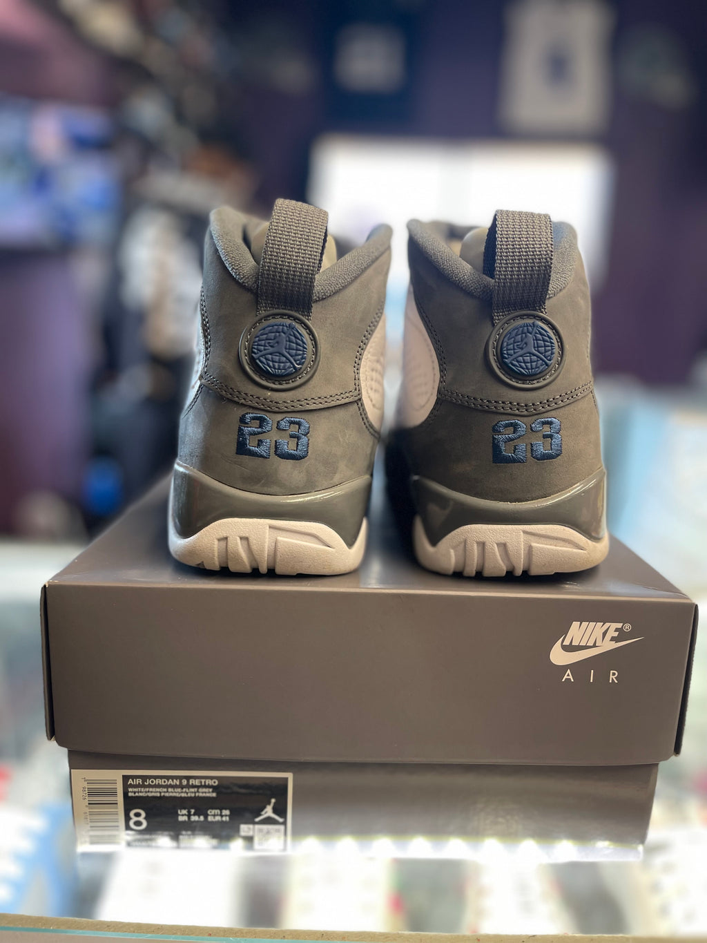 2026 Air Jordan Retro 9 "Flint Grey French Blue"
