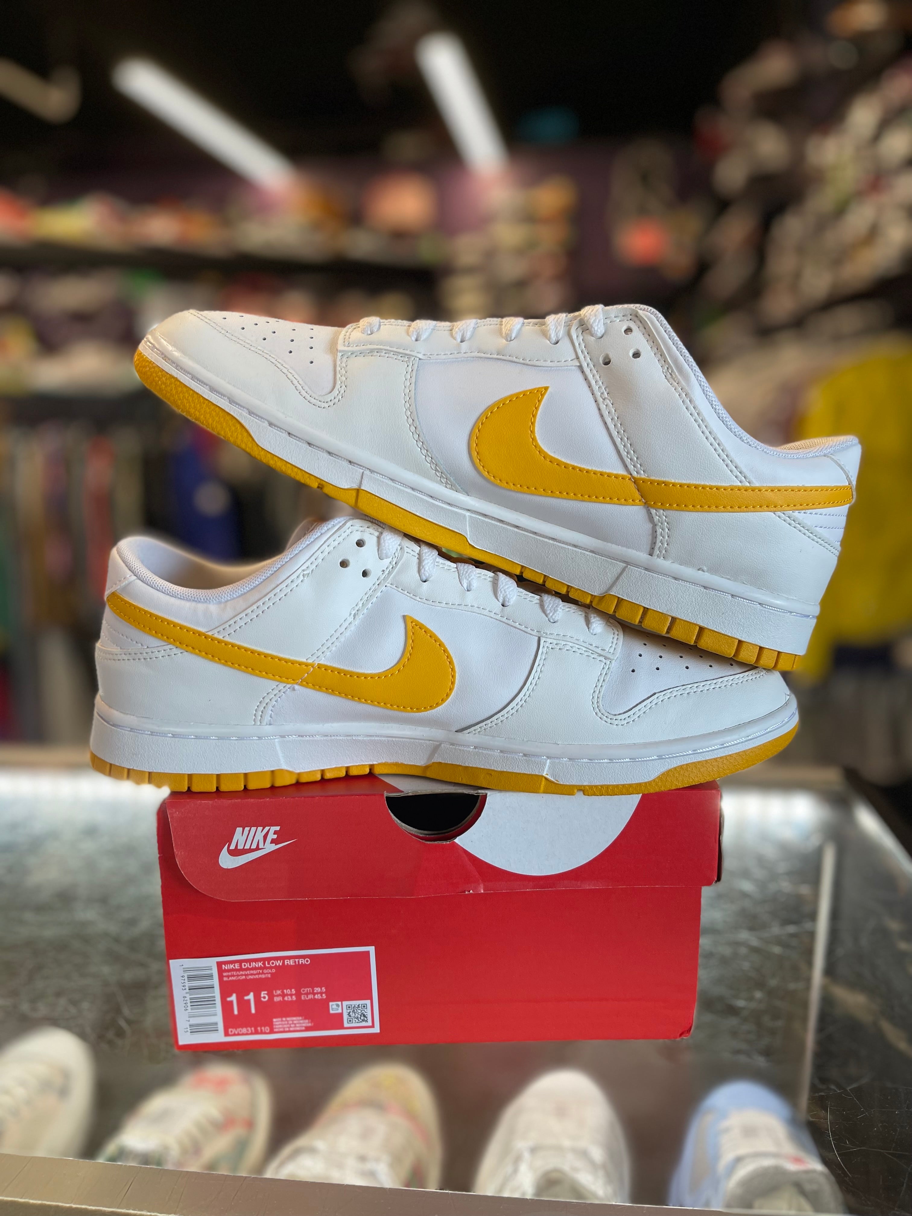 2024 Nike Dunk Low "White University Gold"