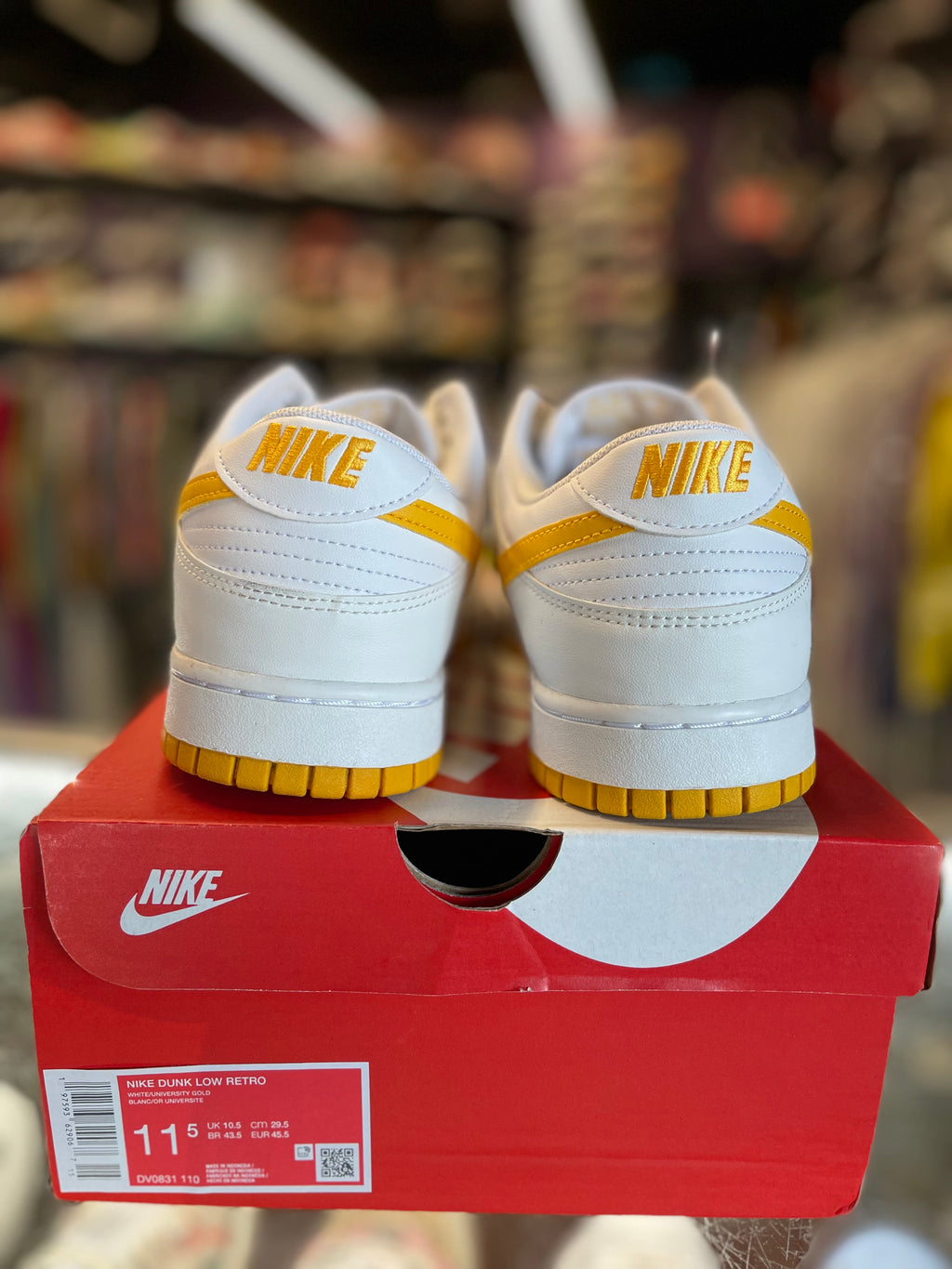 2024 Nike Dunk Low "White University Gold"