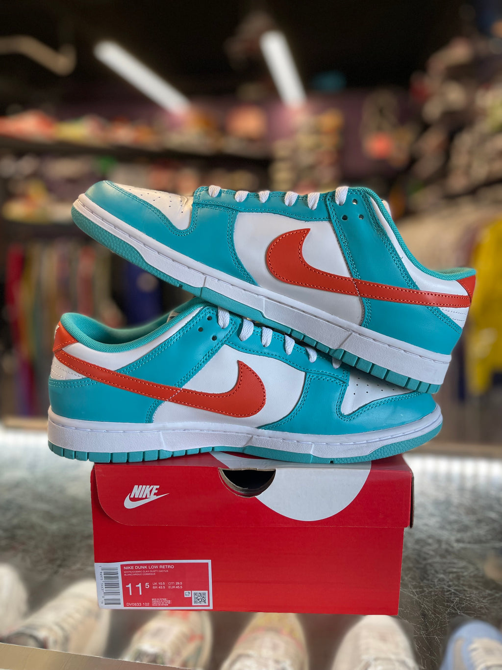 2024 Nike Dunk Low "Miami Dolphins"
