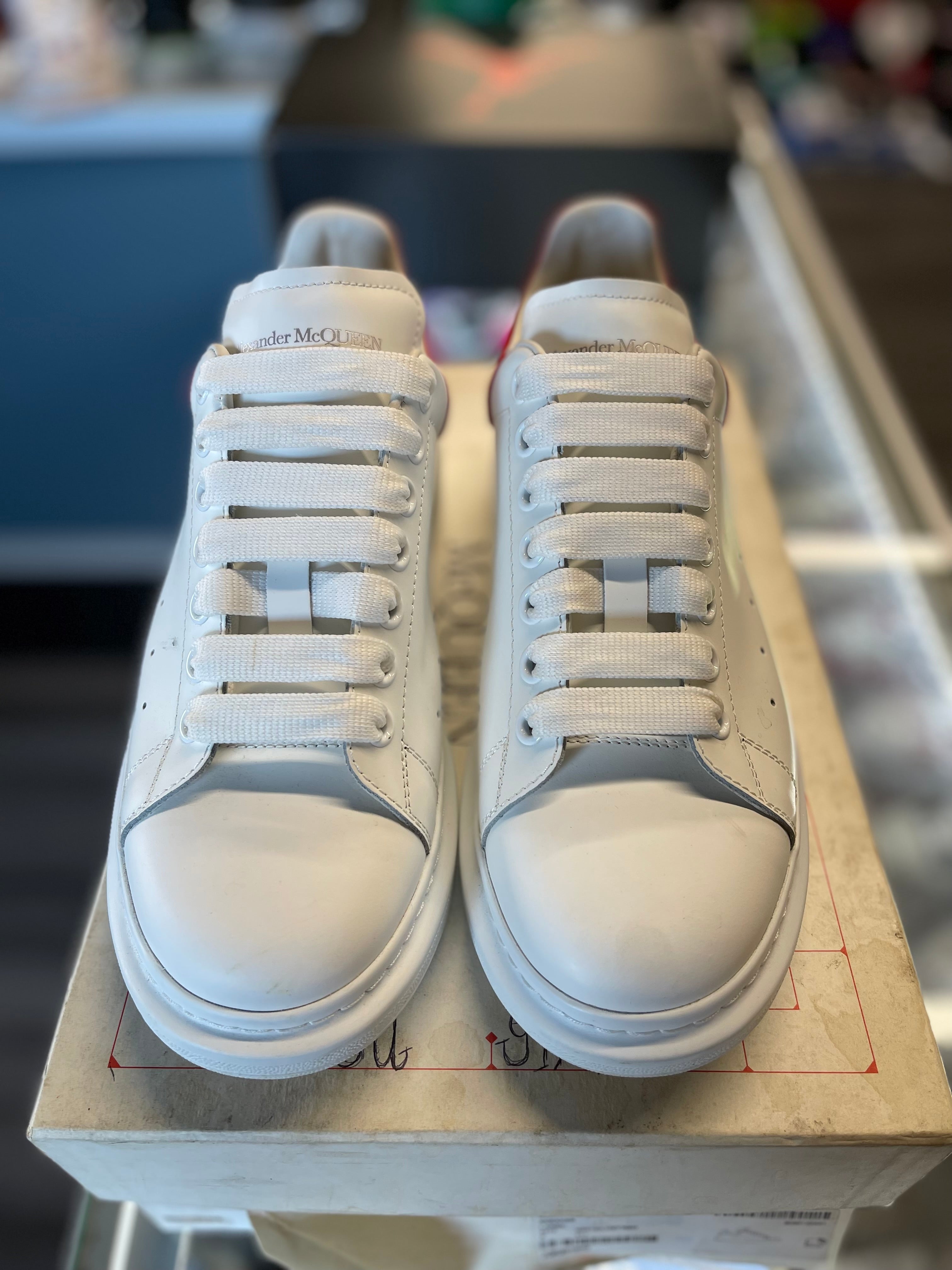 Alexander McQueen Oversized Sneaker "White/Red"