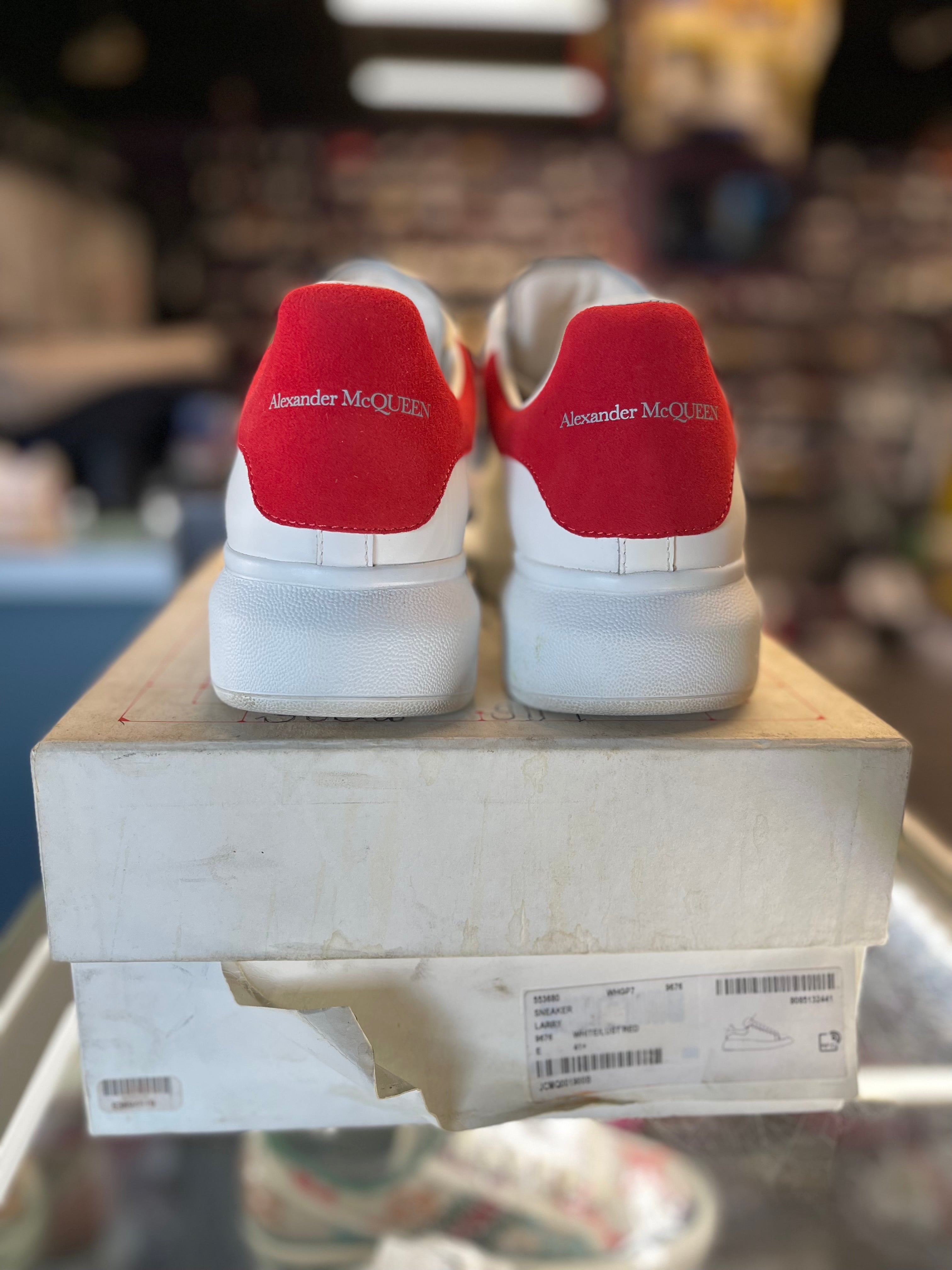 Alexander McQueen Oversized Sneaker "White/Red"