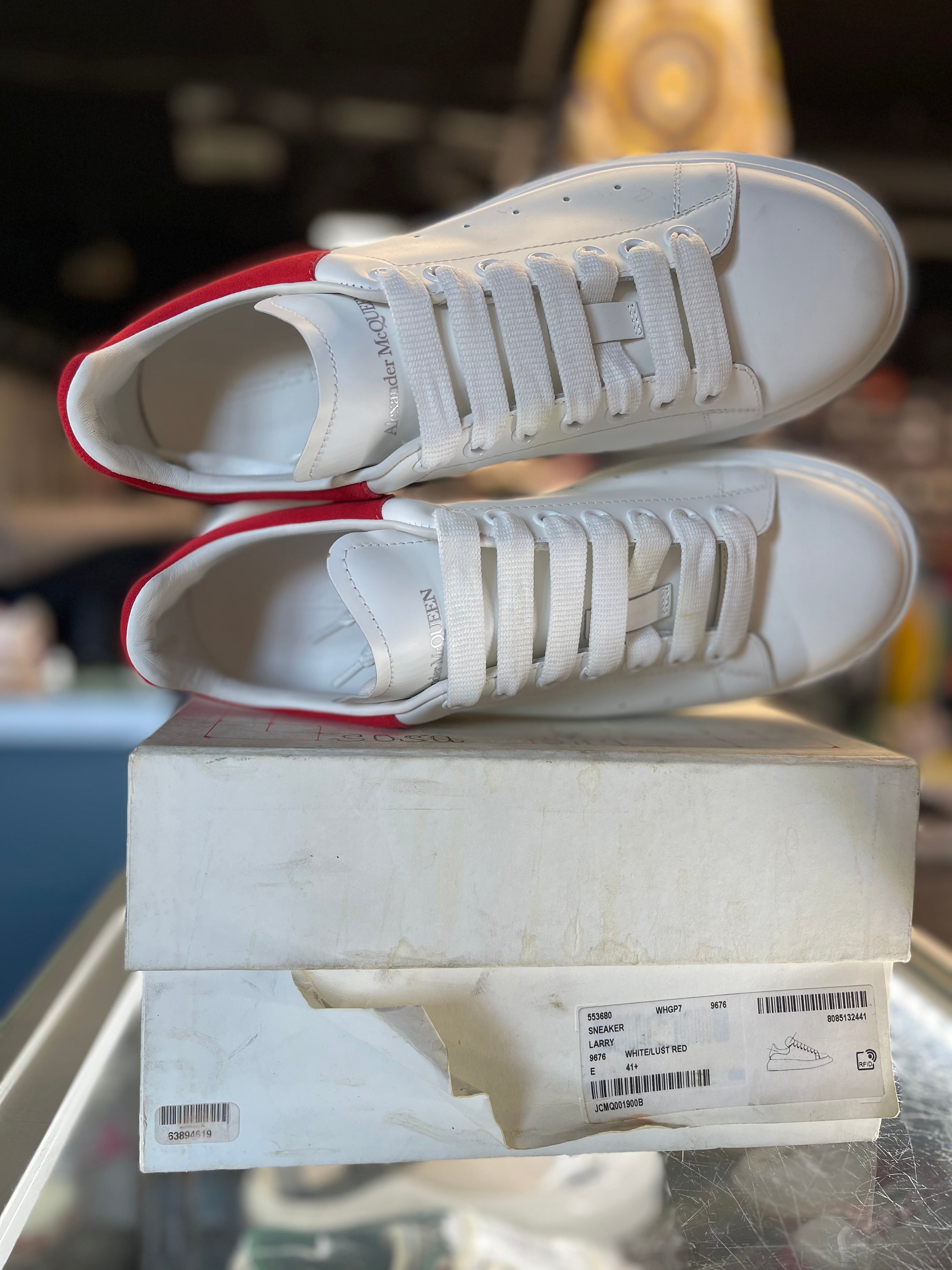 Alexander McQueen Oversized Sneaker "White/Red"