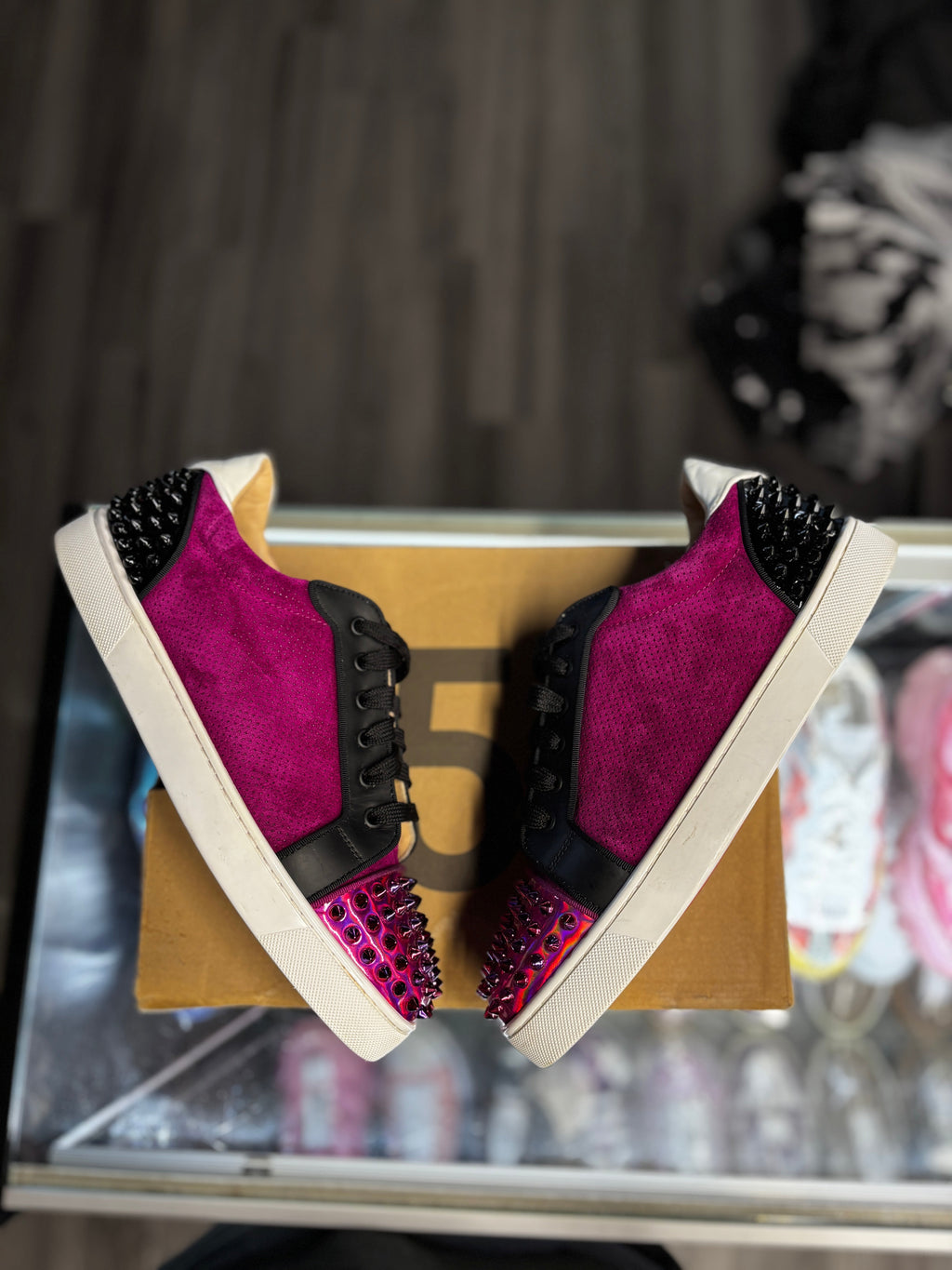 Christian Louboutin Low "Purple Suede"