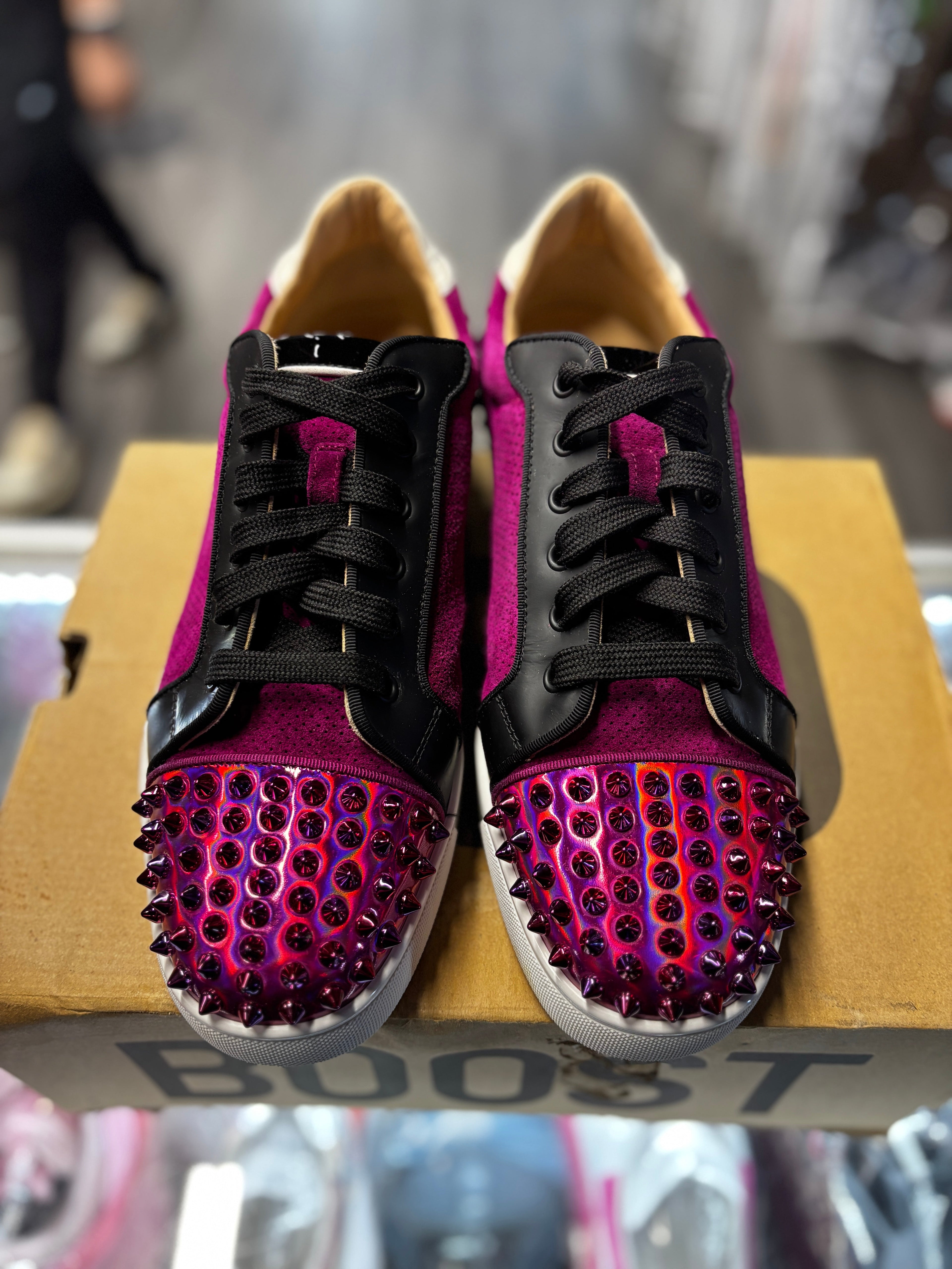 Christian Louboutin Low "Purple Suede"