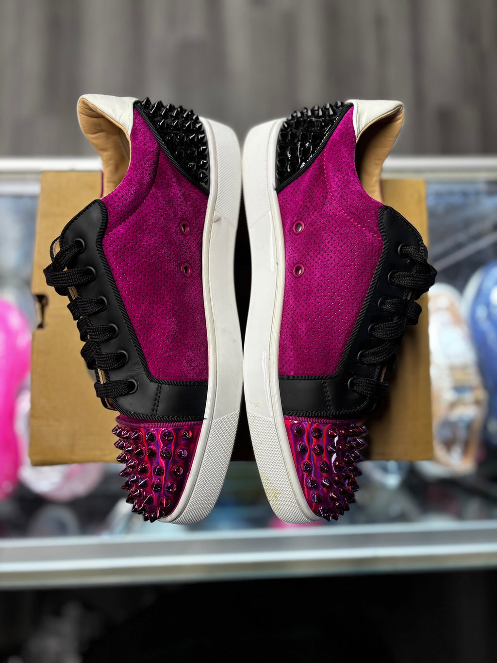 Christian Louboutin Low "Purple Suede"