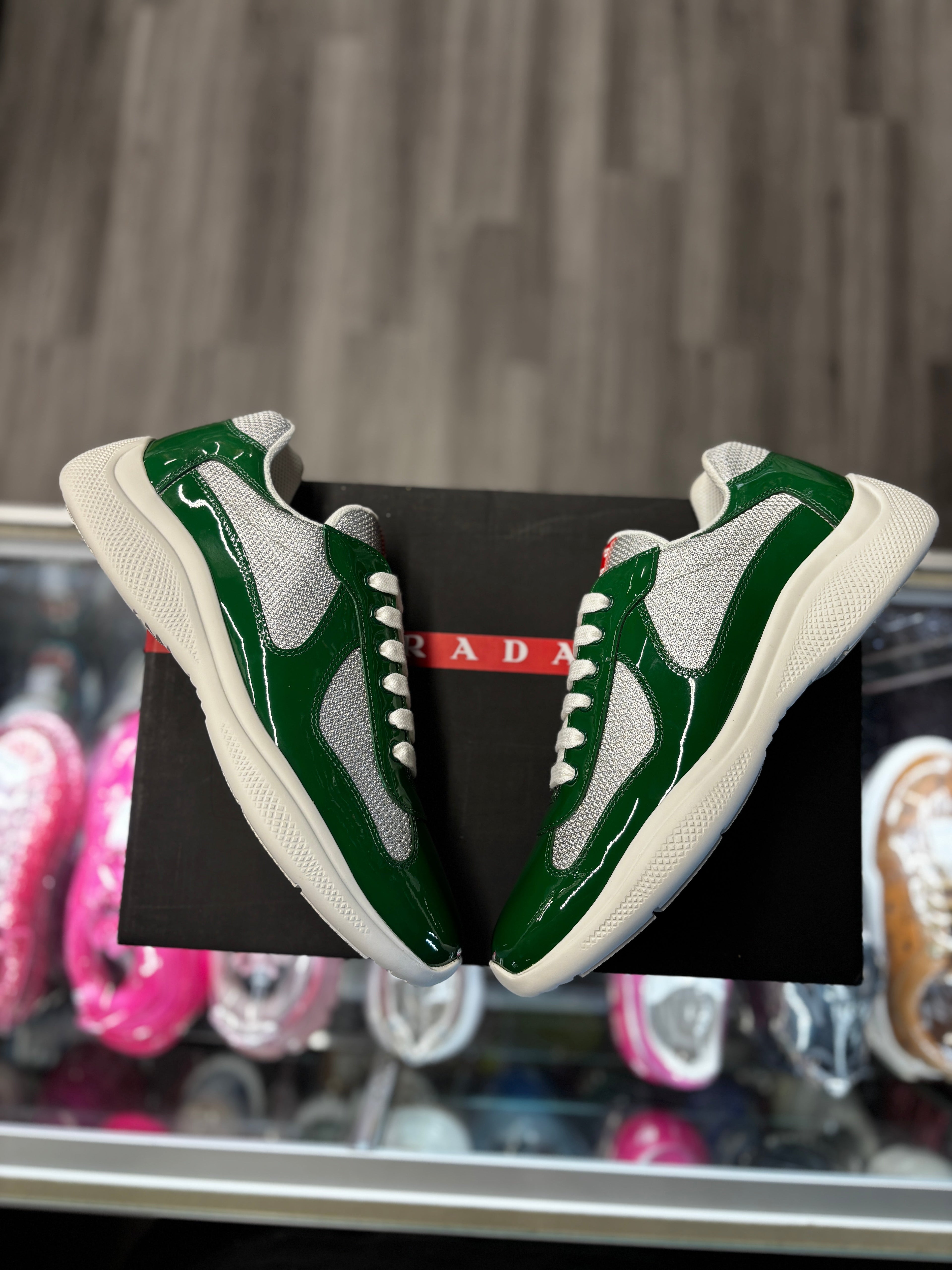 Prada Americas Cup "Patent Green"